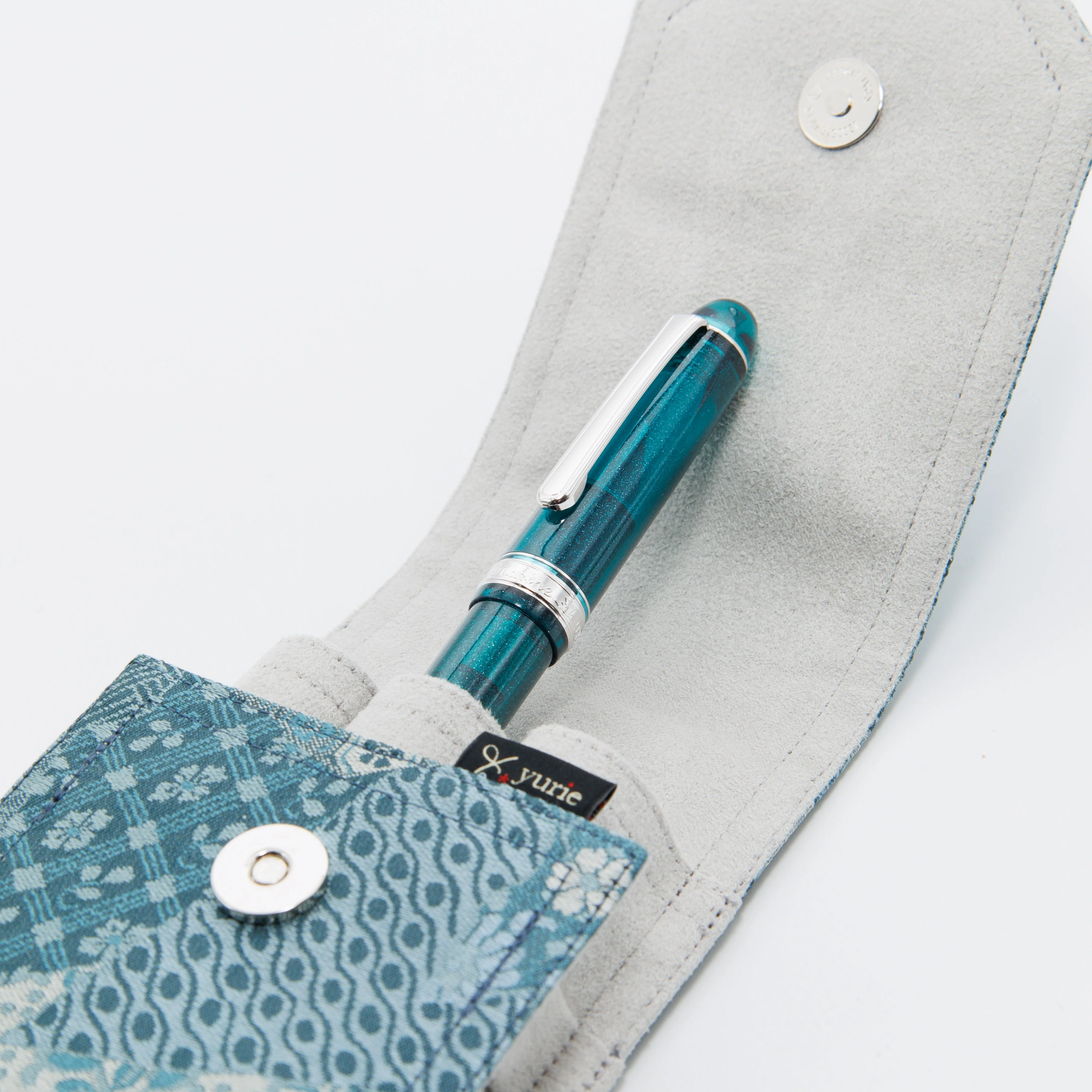 Blue Kaleidoscope 3 pen case, BUNGUBOX x yurie - Image 3