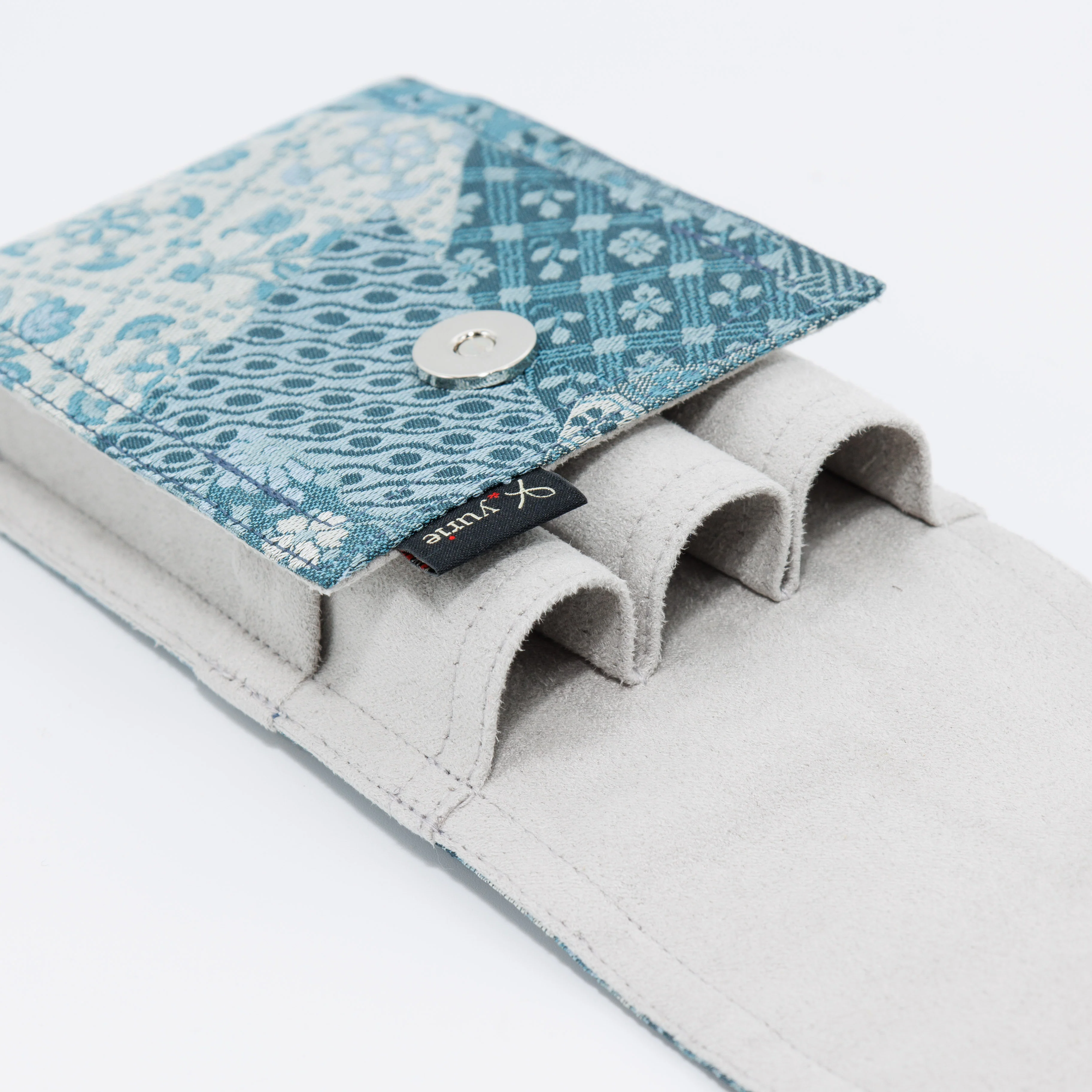 Blue Kaleidoscope 3 pen case, BUNGUBOX x yurie - Image 6