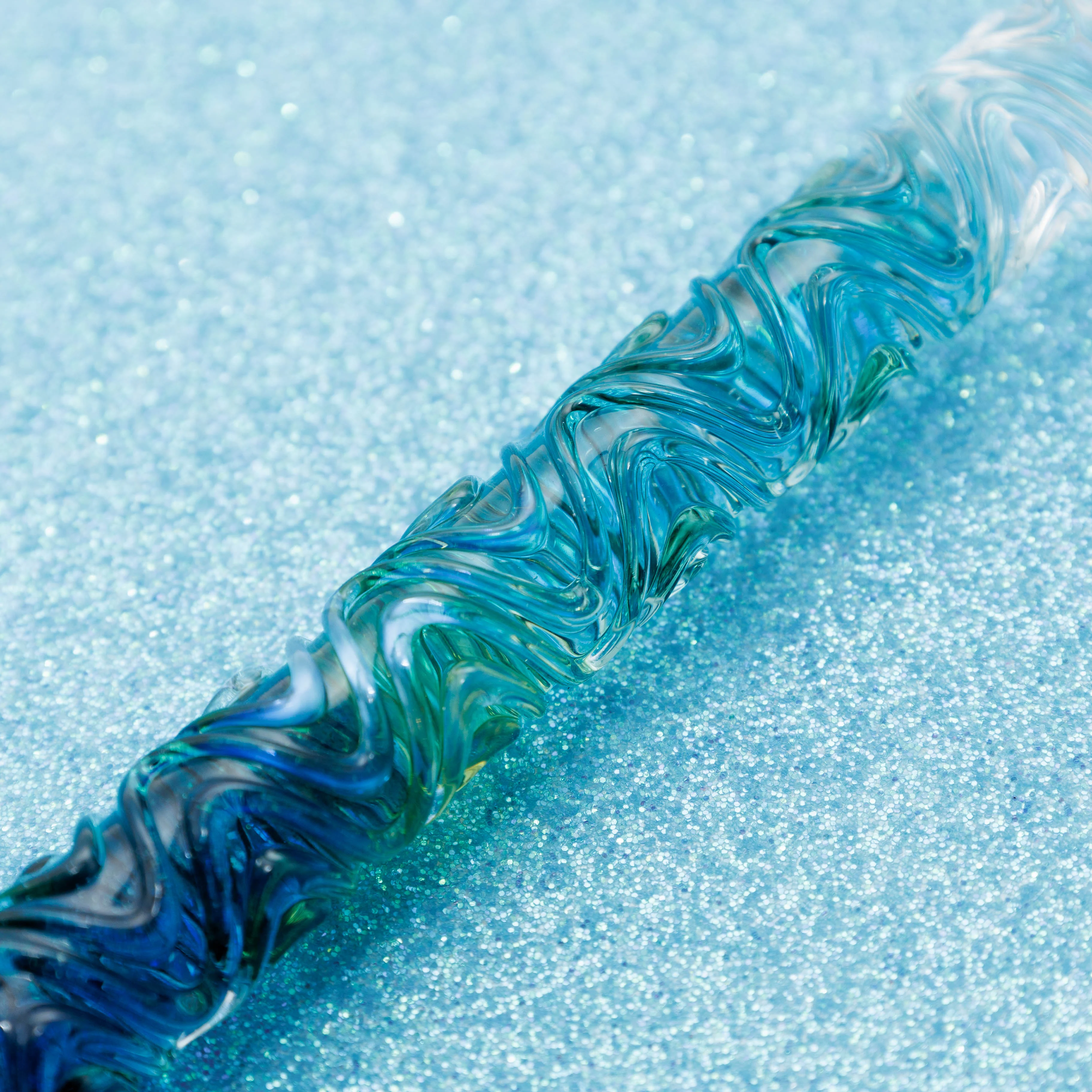 Blue Marine swell glass pen, BUNGUBOX x Synchronicity Glass Art - Image 5