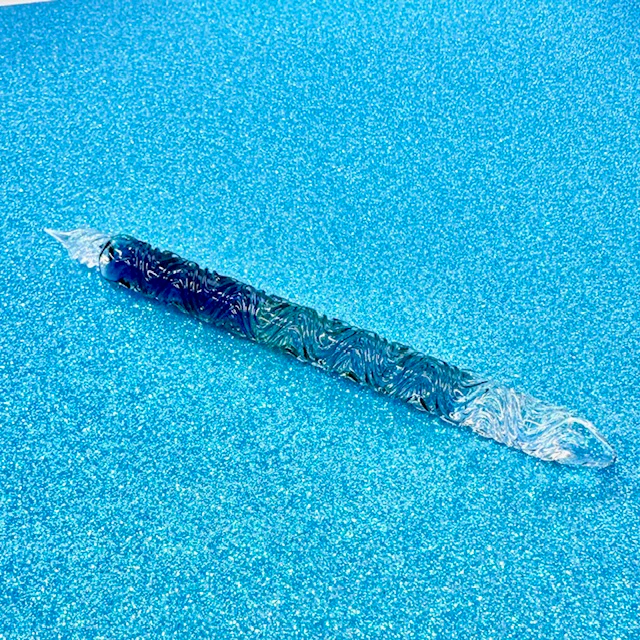 Blue Marine swell glass pen, BUNGUBOX x Synchronicity Glass Art - Image 7