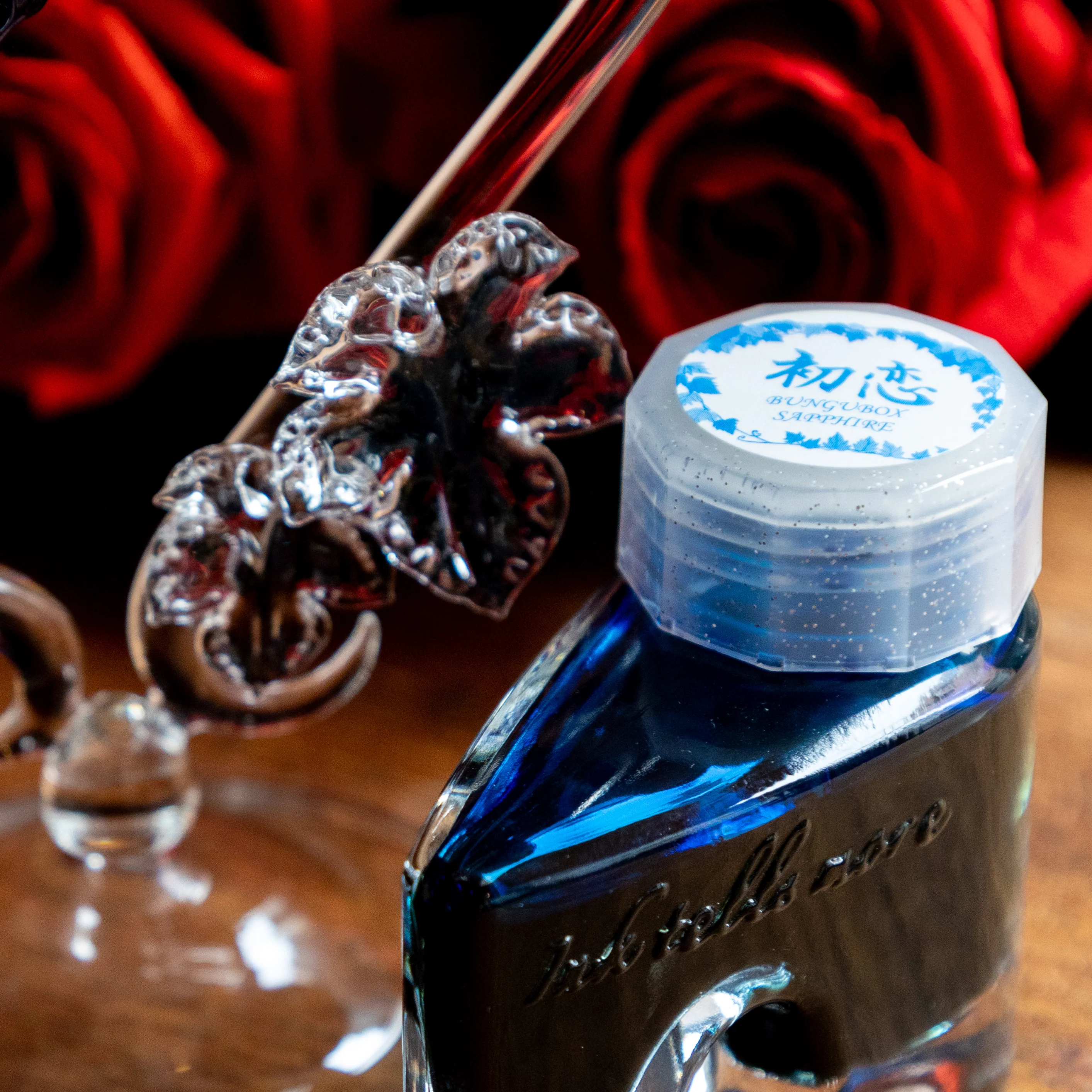 Ivy Leaf Pen Stand for Glass Pen, BUNGUBOX x Glass Studio Adhoc - Image 5