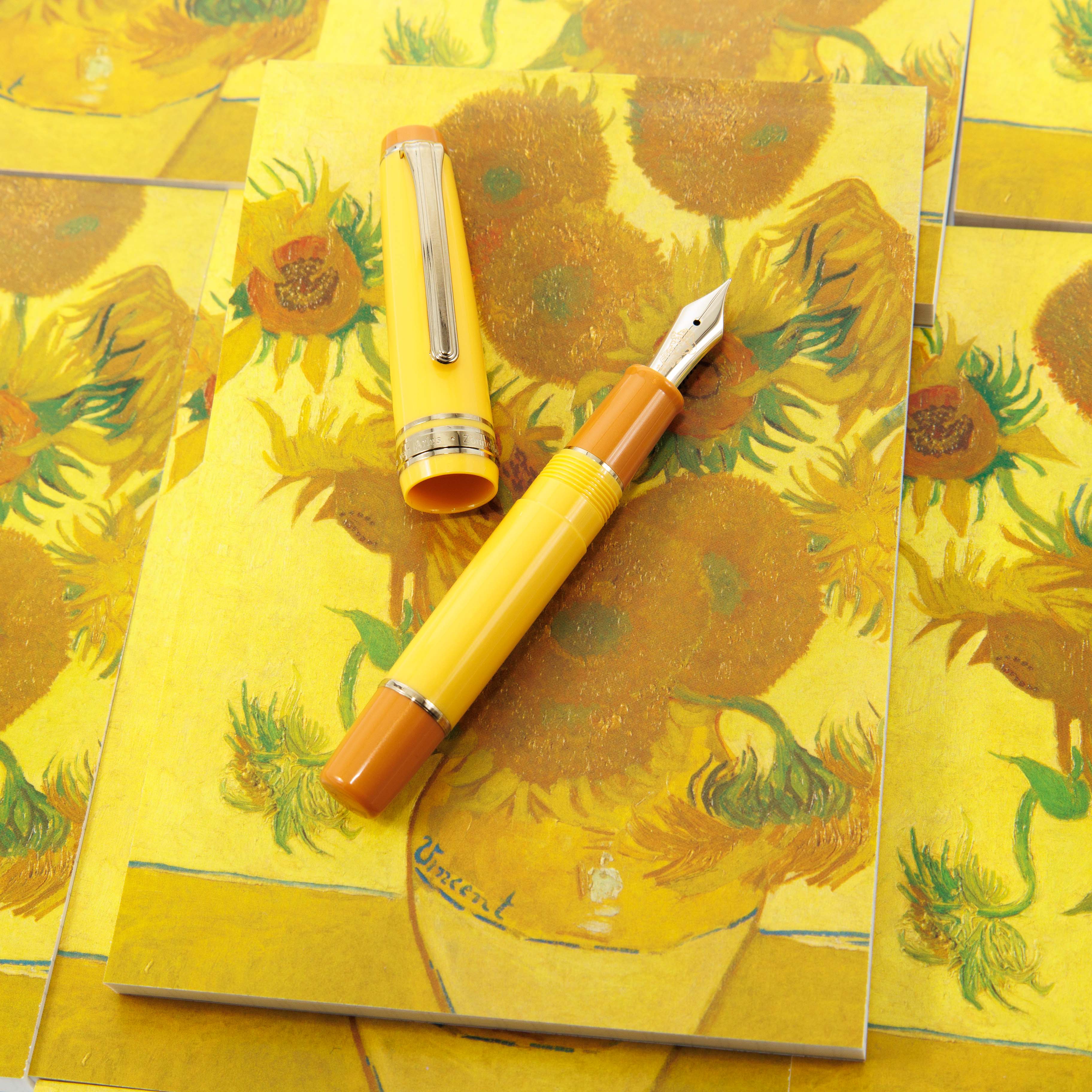Sunflowers of Arles at Night Bumpy Memo Pad for Fountain Pens - Image 8