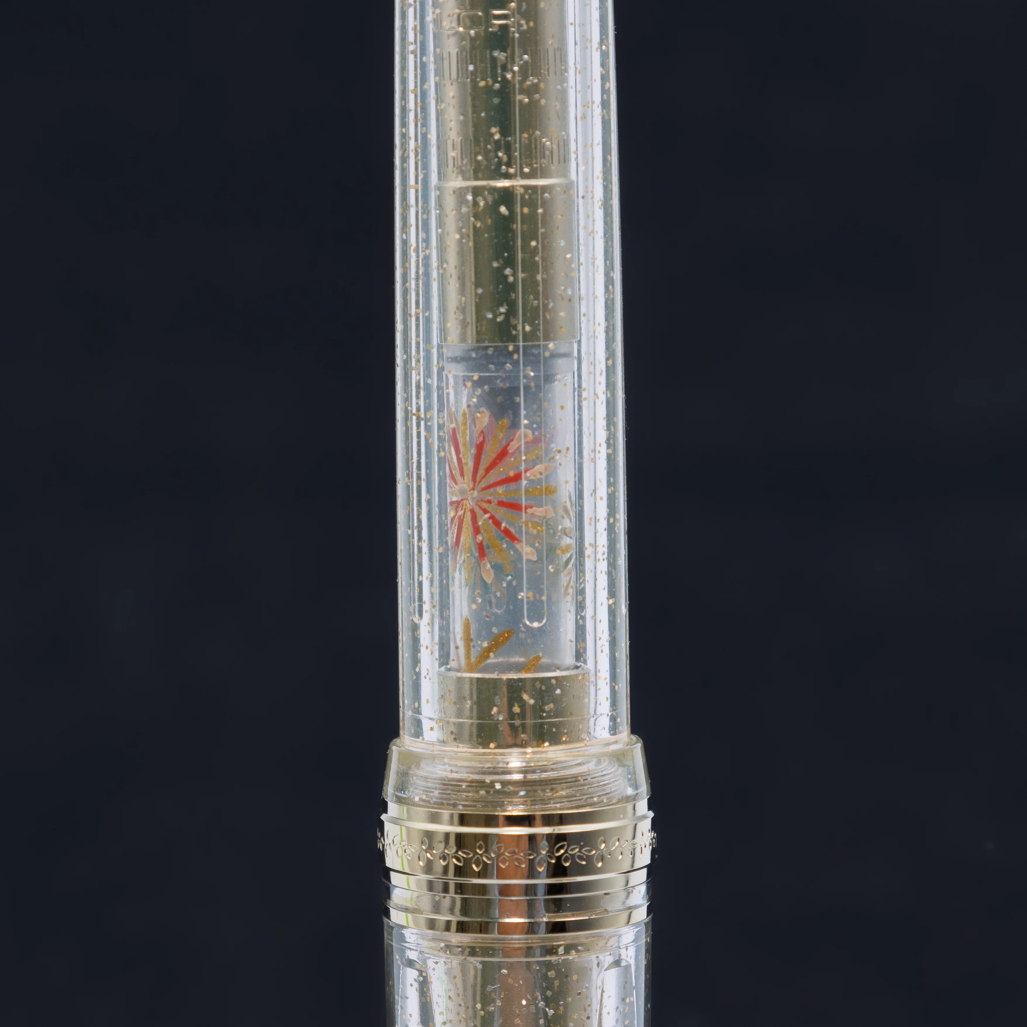 Fireworks, Wajima full Makie gold converter for Sailor pens - Image 4