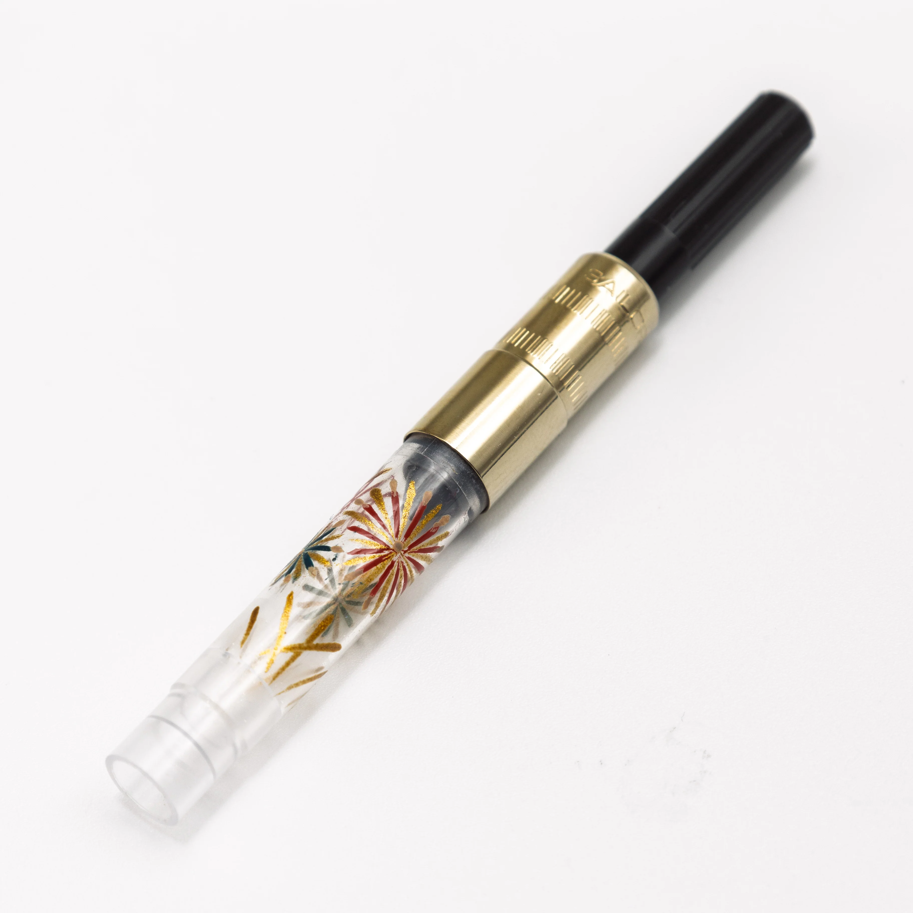 Fireworks, Wajima full Makie gold converter for Sailor pens - Image 6