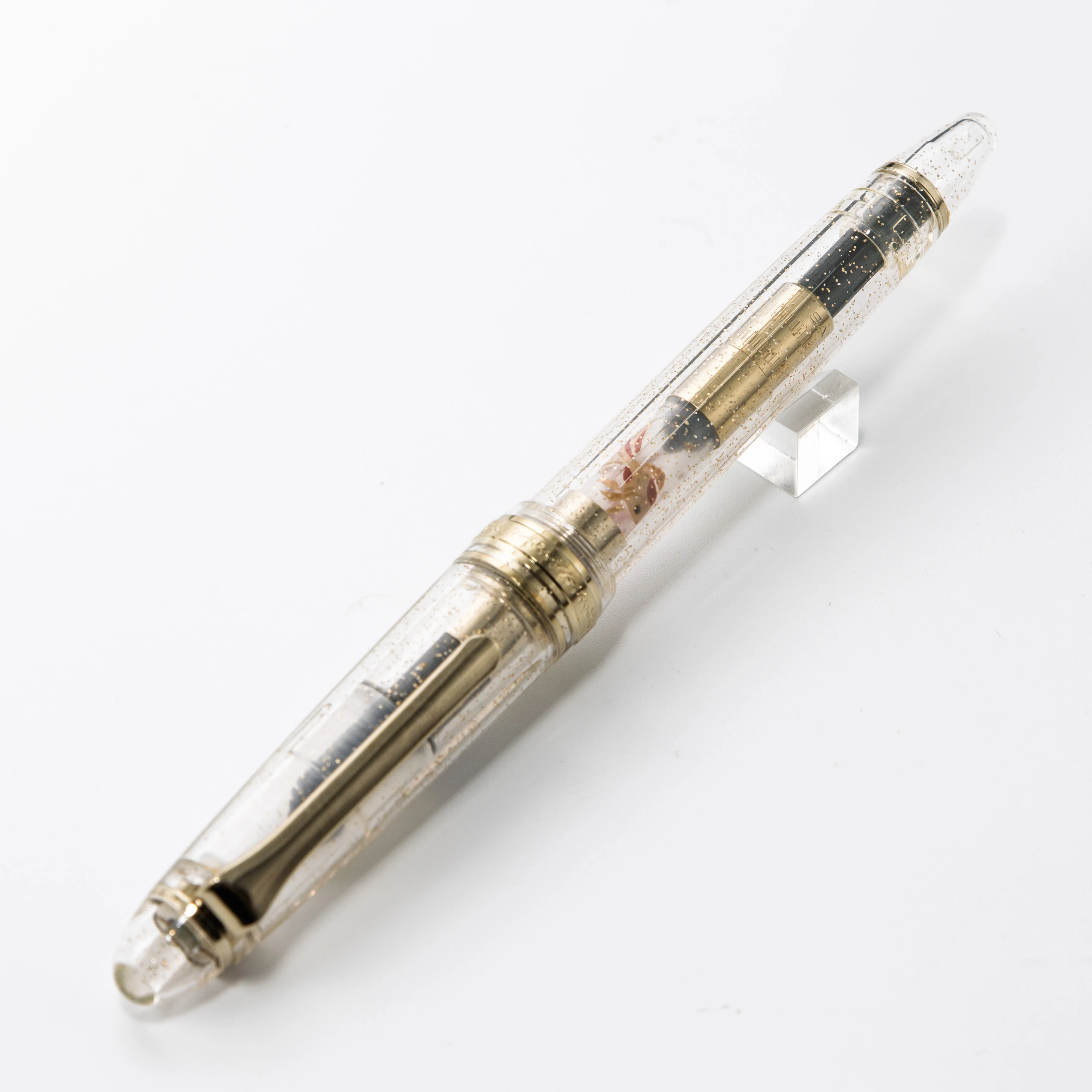 Goldfish, Wajima full Makie gold converter for Sailor pens - Image 7