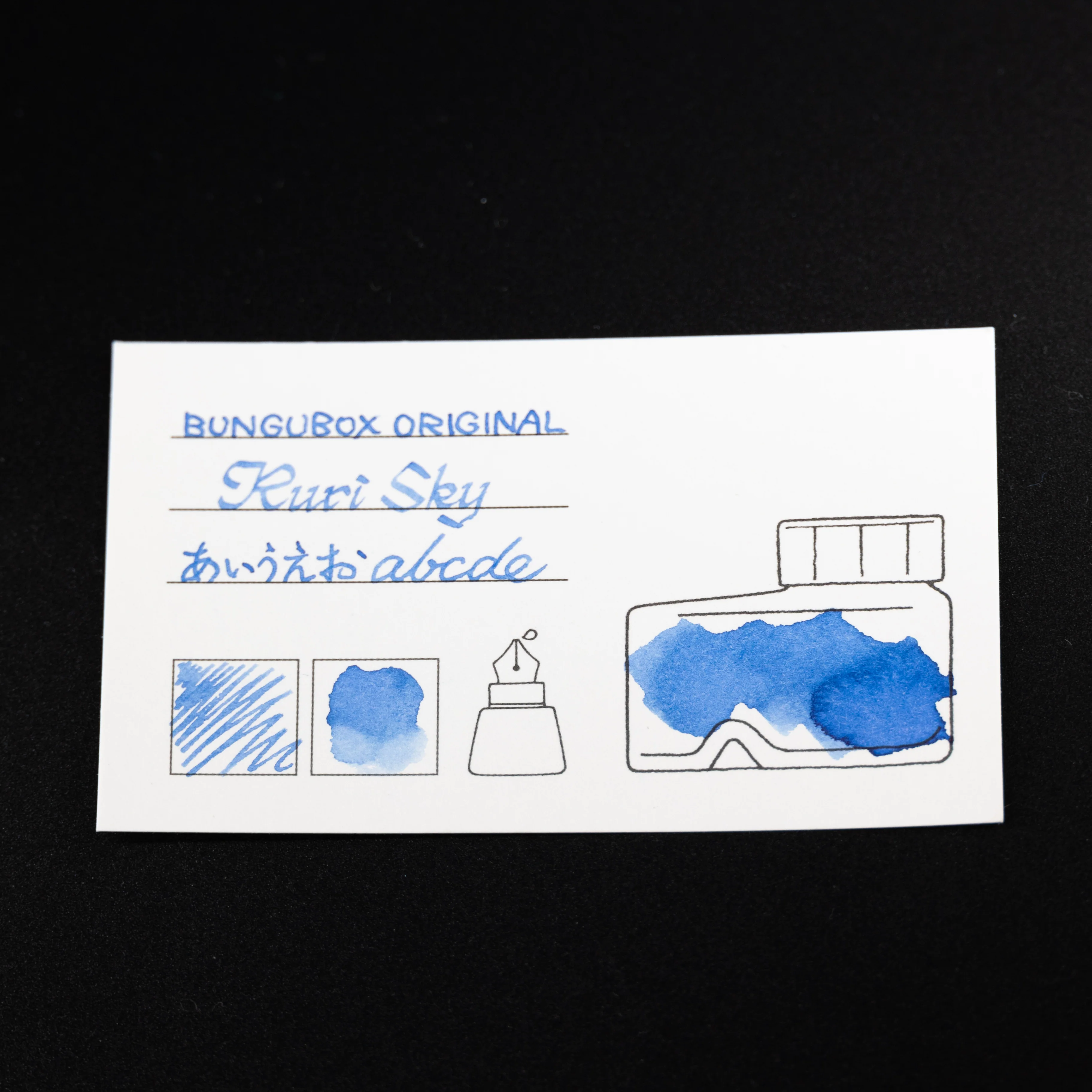 Ink tells more Ink Sample Cards (blues) - Image 10