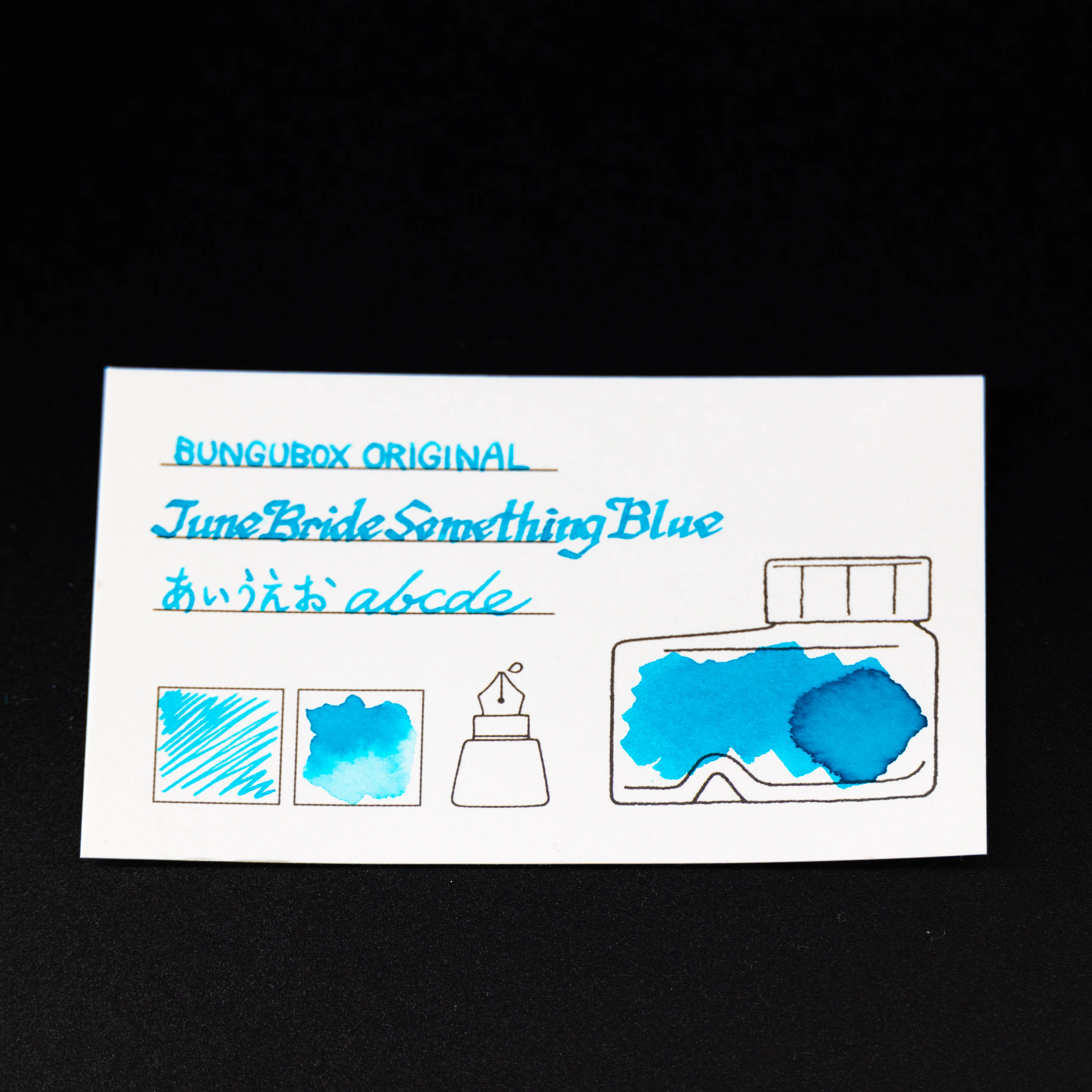 Ink tells more Ink Sample Cards (blues) - Image 12