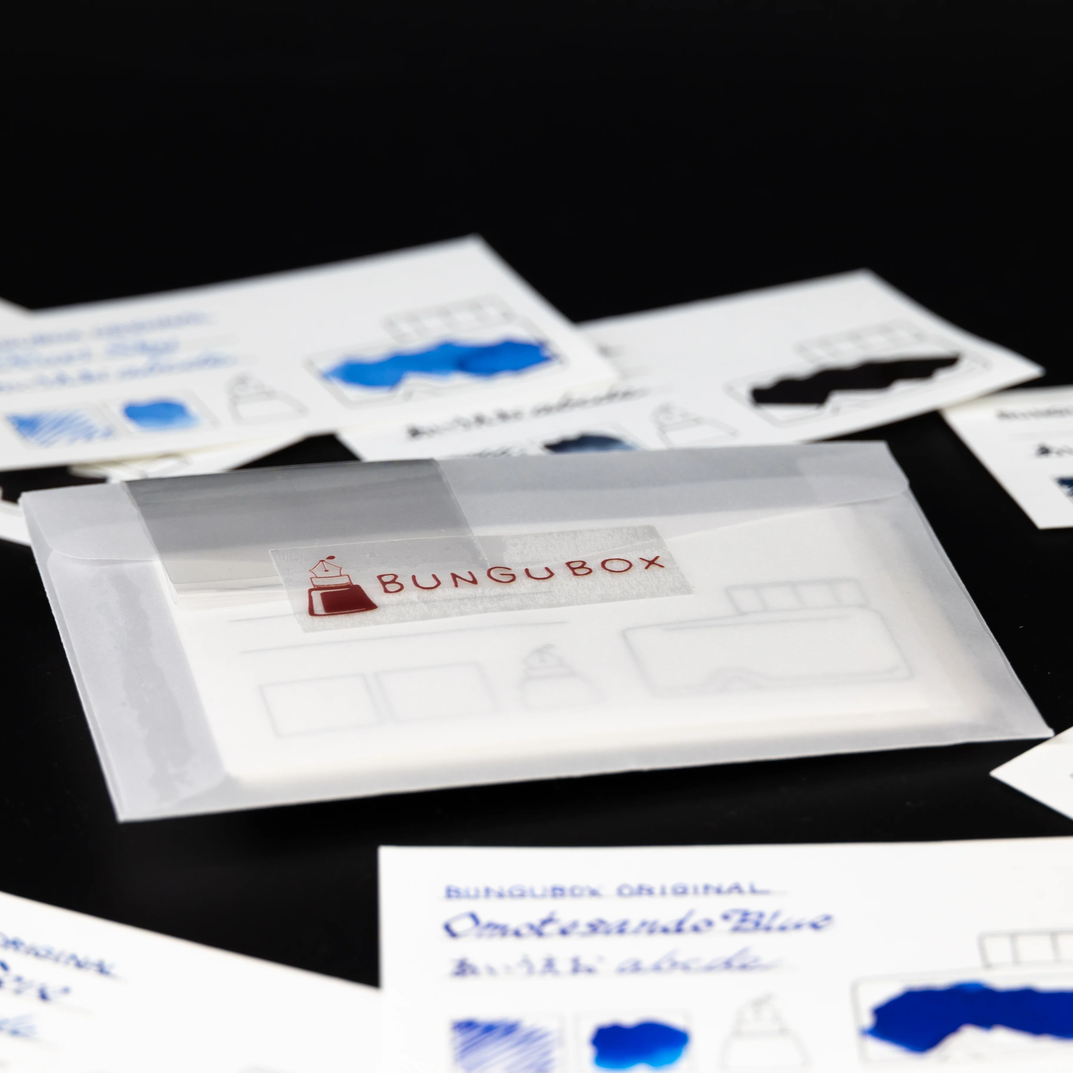 Ink tells more Ink Sample Cards (blues) - Image 17