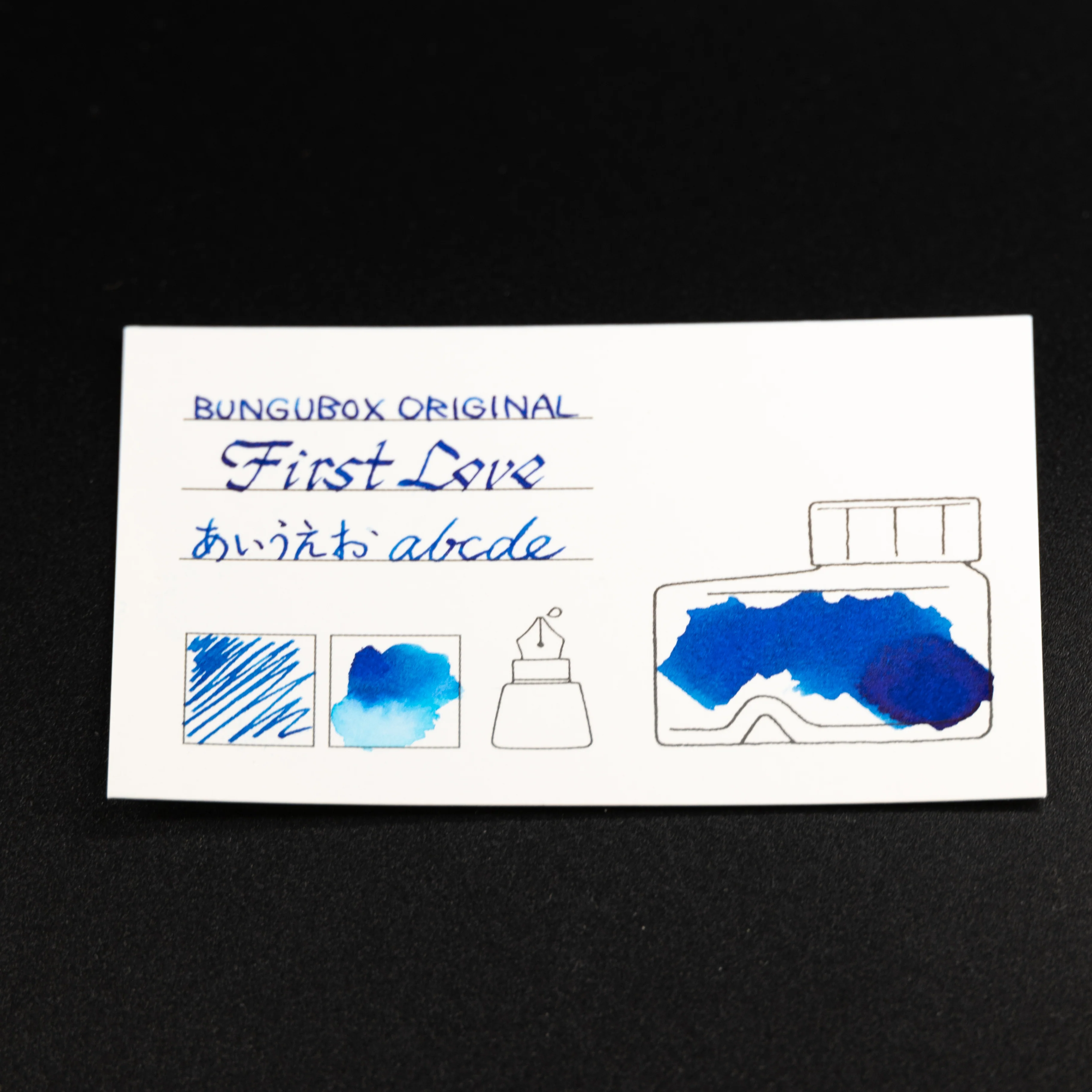 Ink tells more Ink Sample Cards (blues) - Image 3