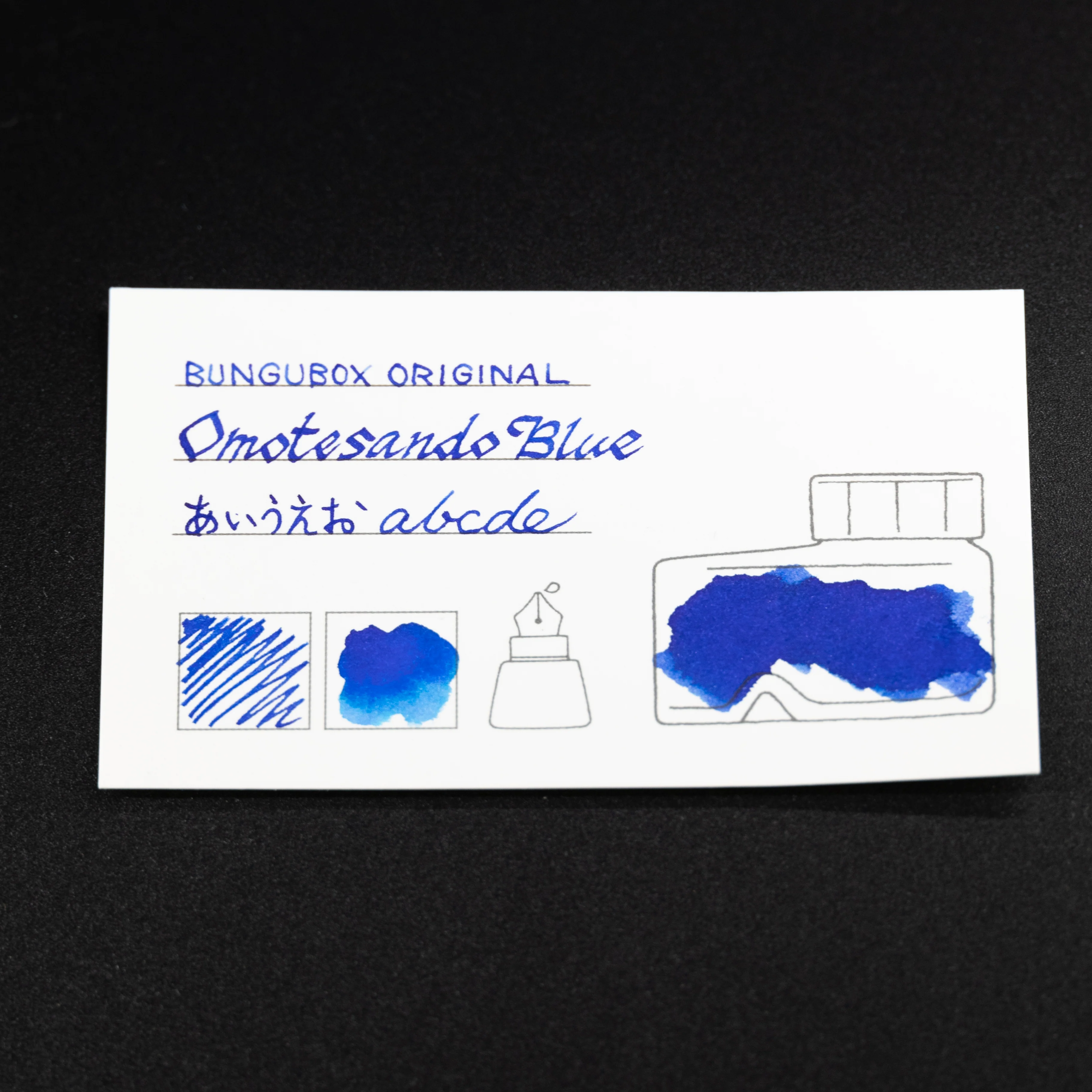 Ink tells more Ink Sample Cards (blues) - Image 4