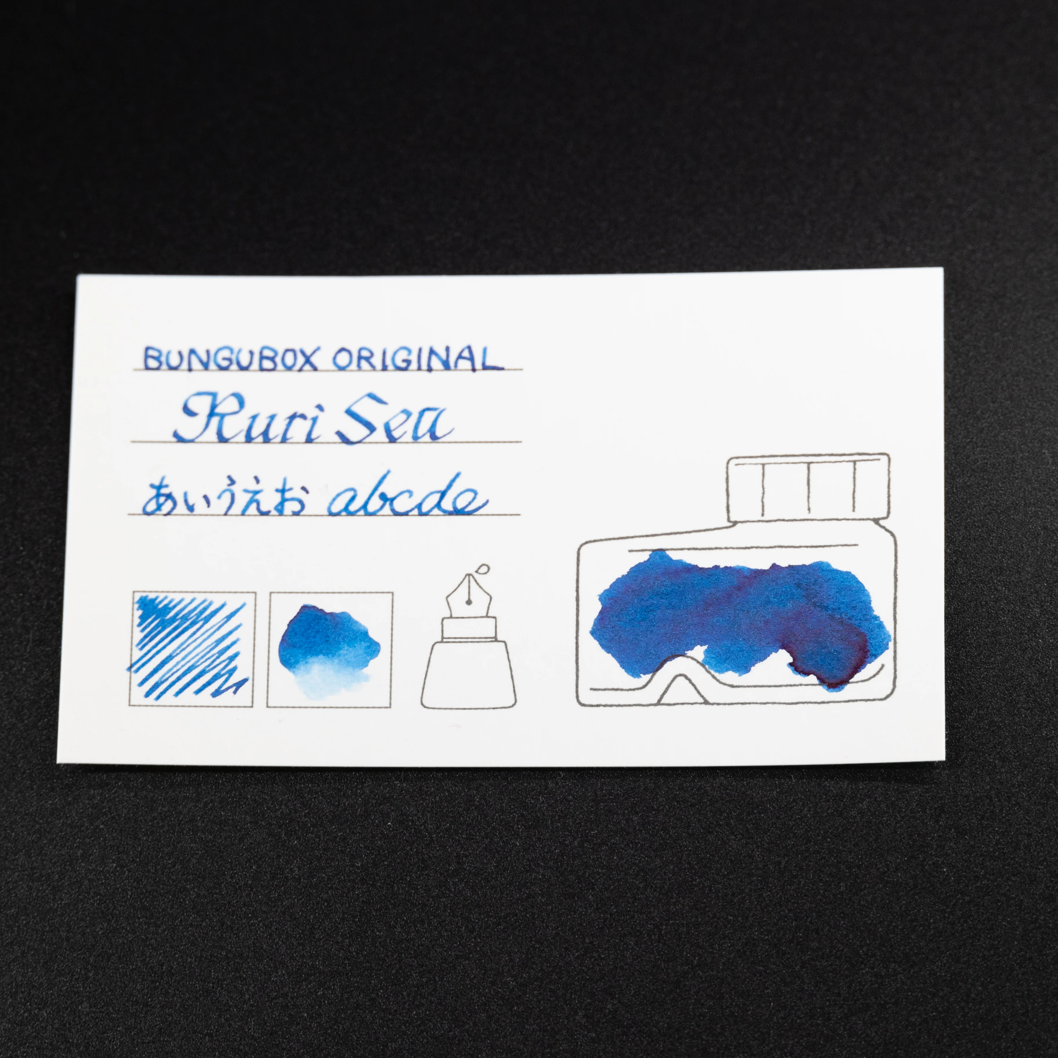Ink tells more Ink Sample Cards (blues) - Image 5