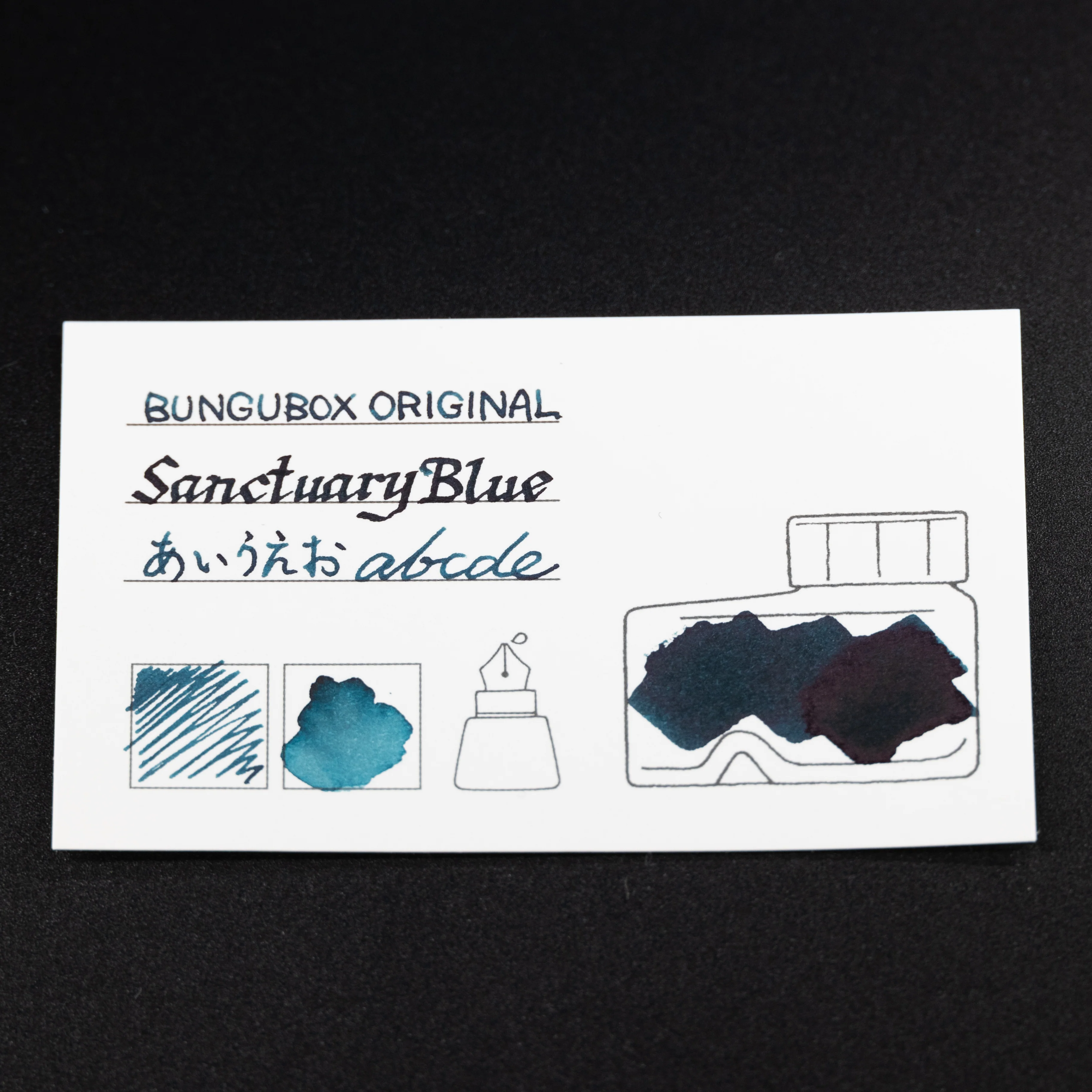 Ink tells more Ink Sample Cards (blues) - Image 6