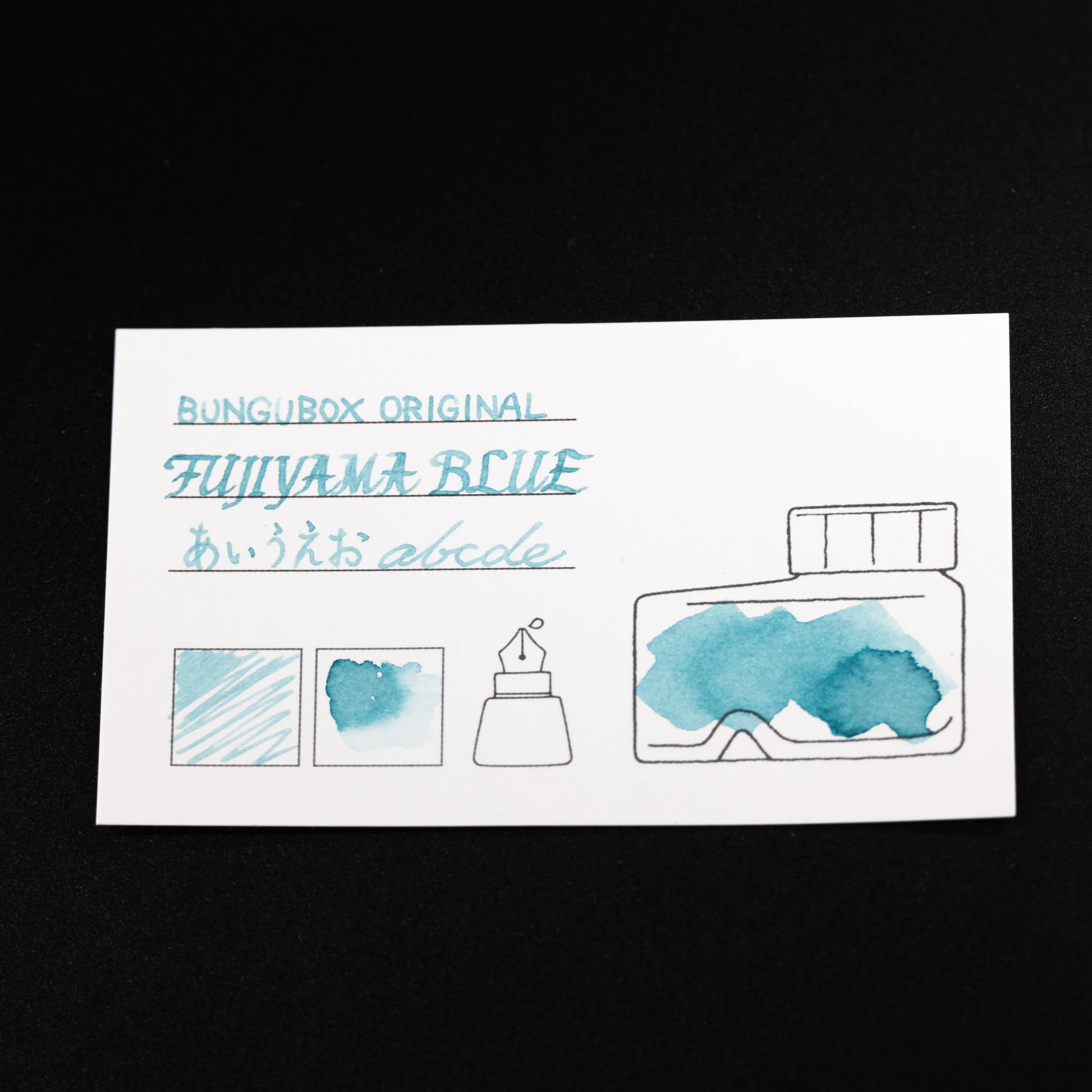 Ink tells more Ink Sample Cards (blues) - Image 7