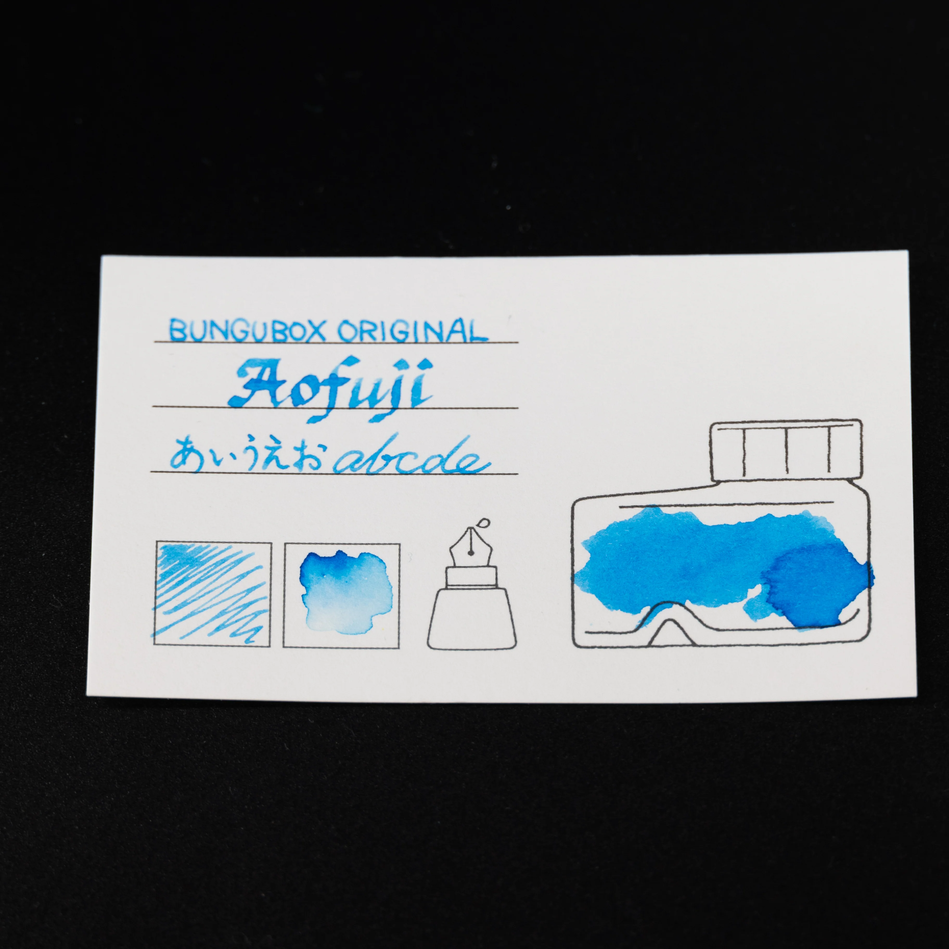 Ink tells more Ink Sample Cards (blues) - Image 8