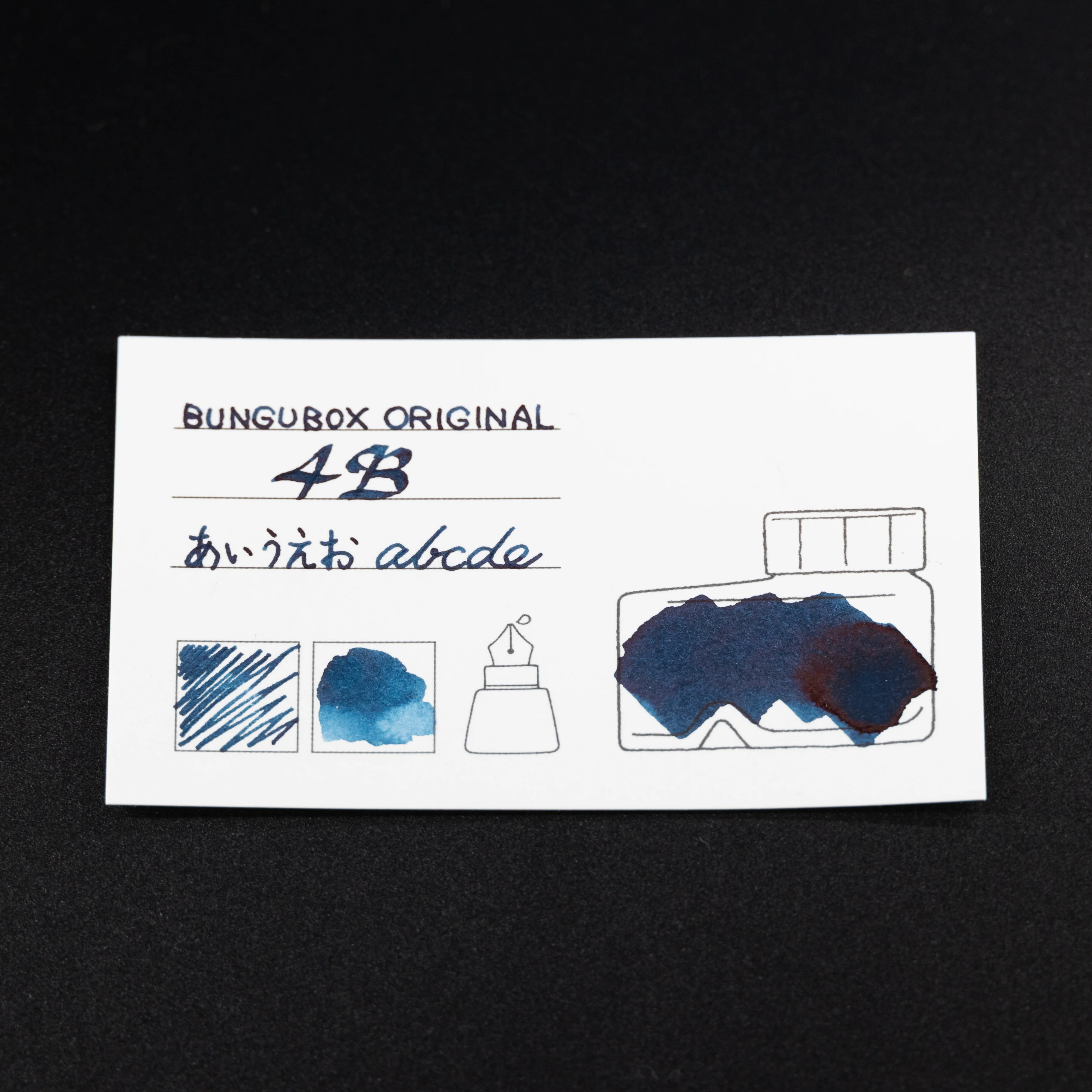 Ink tells more Ink Sample Cards (blues) - Image 9