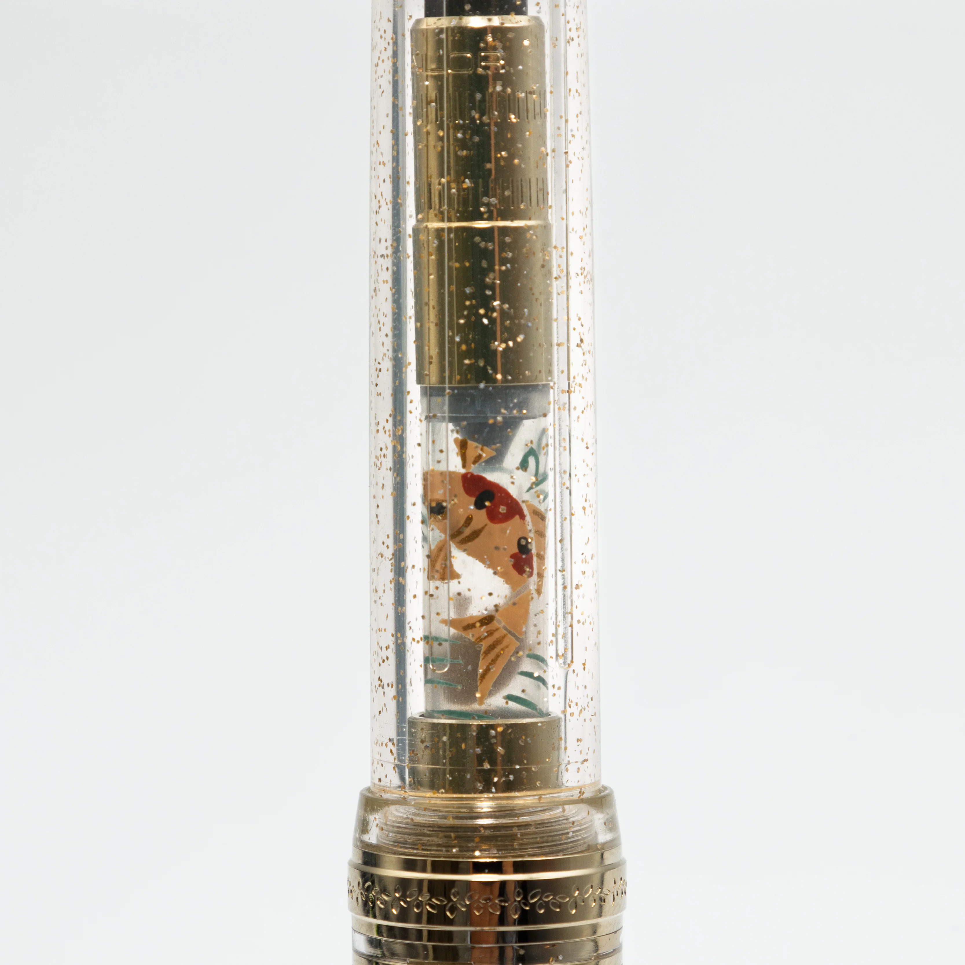 Carp, Wajima full Makie gold converter for Sailor pens - Image 3