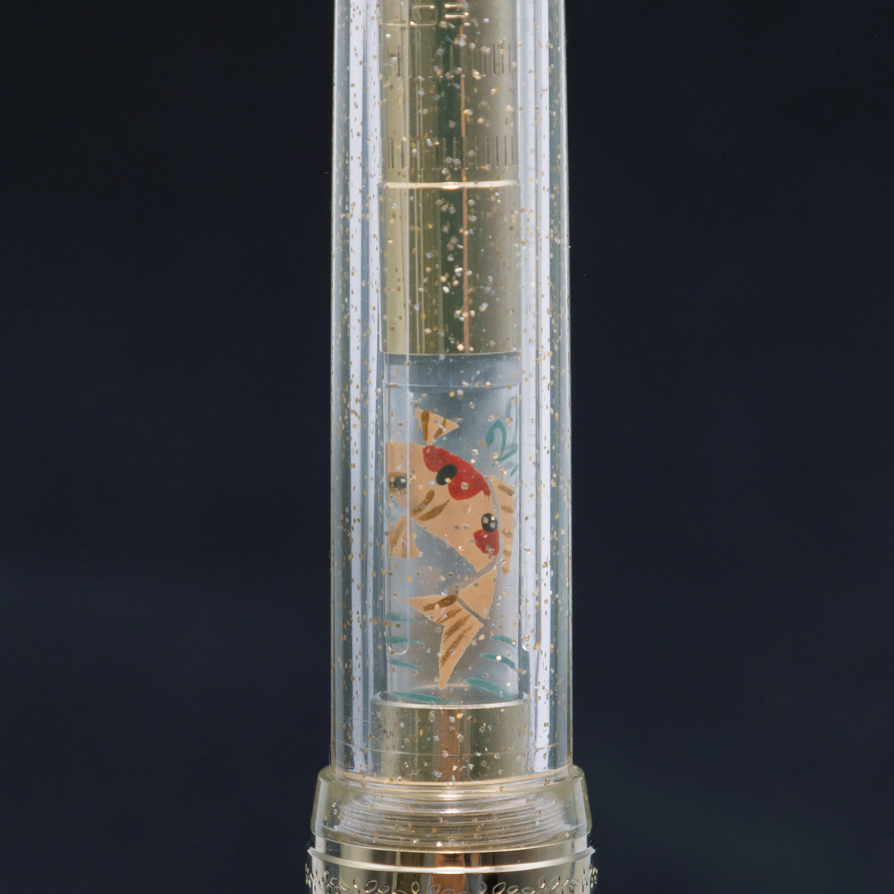 Carp, Wajima full Makie gold converter for Sailor pens - Image 5