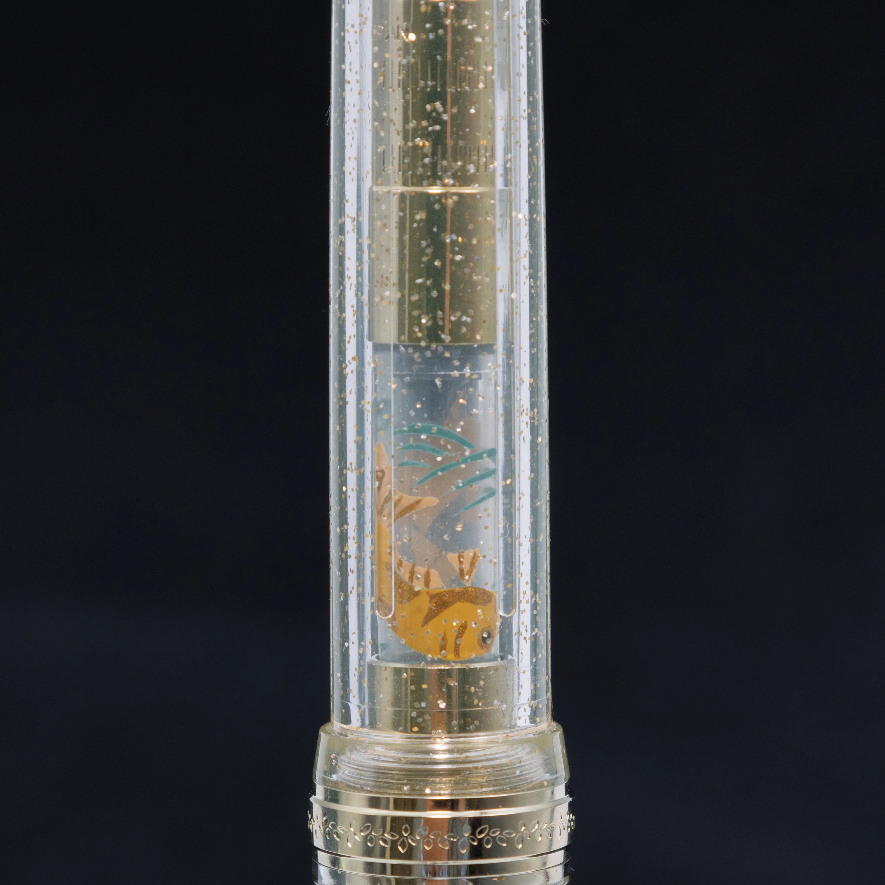 Carp, Wajima full Makie gold converter for Sailor pens - Image 6