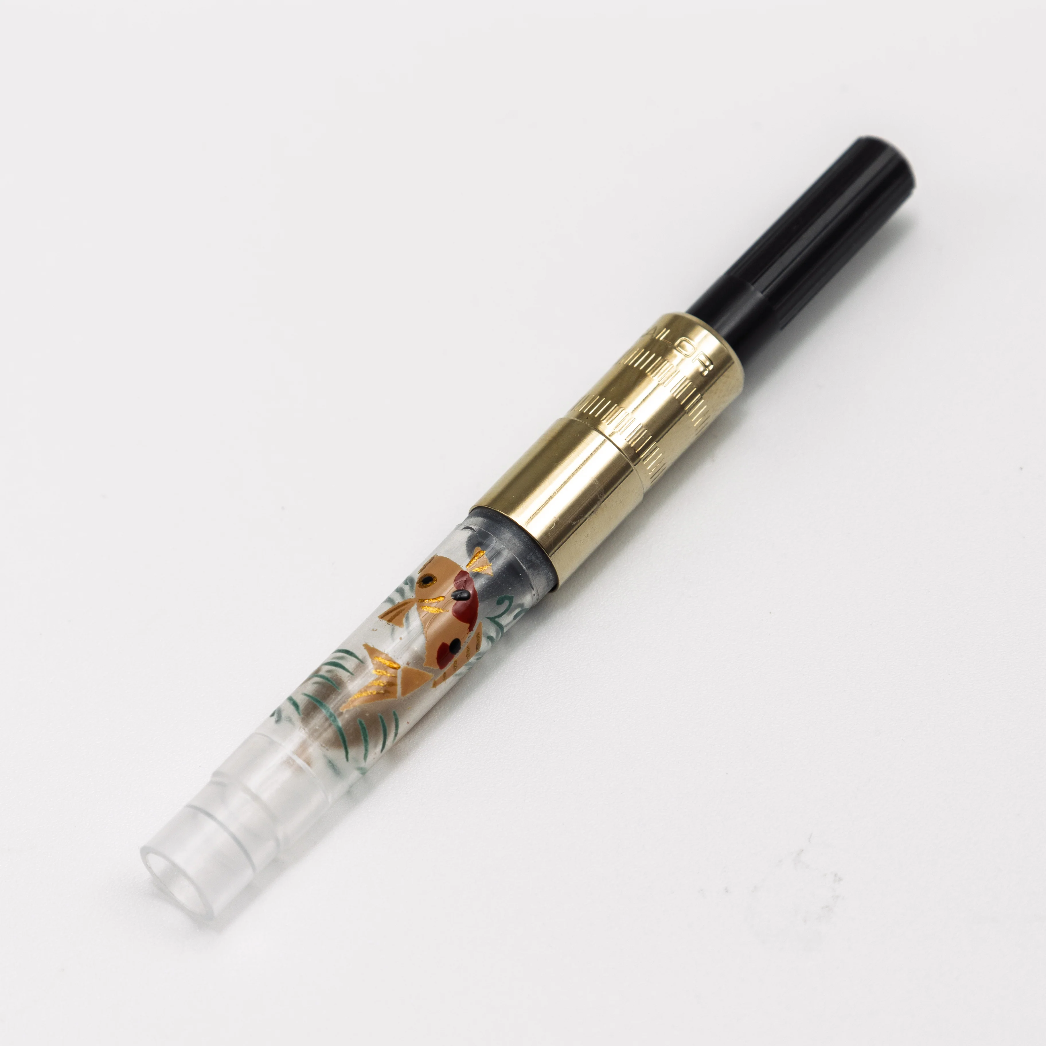 Carp, Wajima full Makie gold converter for Sailor pens - Image 7