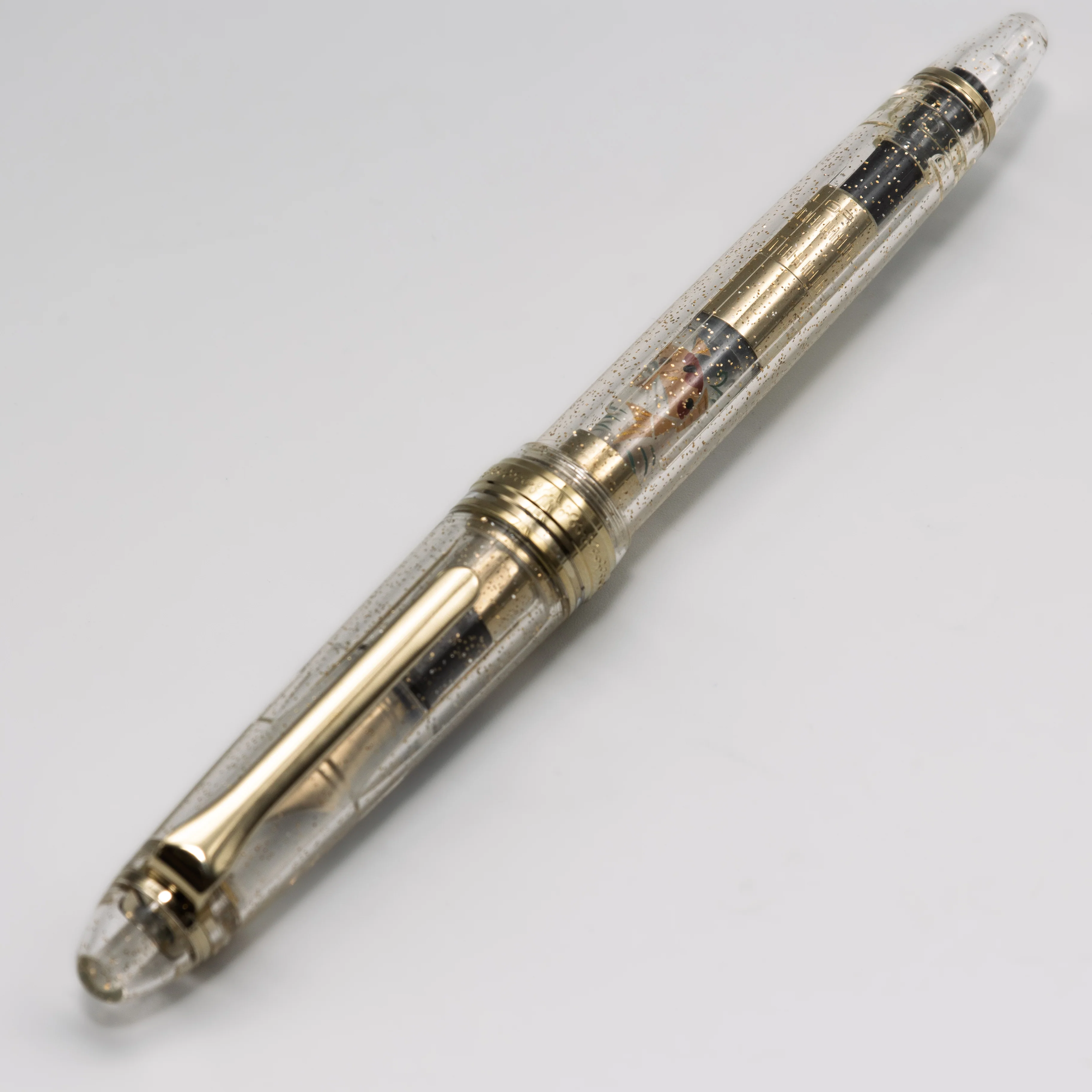 Carp, Wajima full Makie gold converter for Sailor pens - Image 8