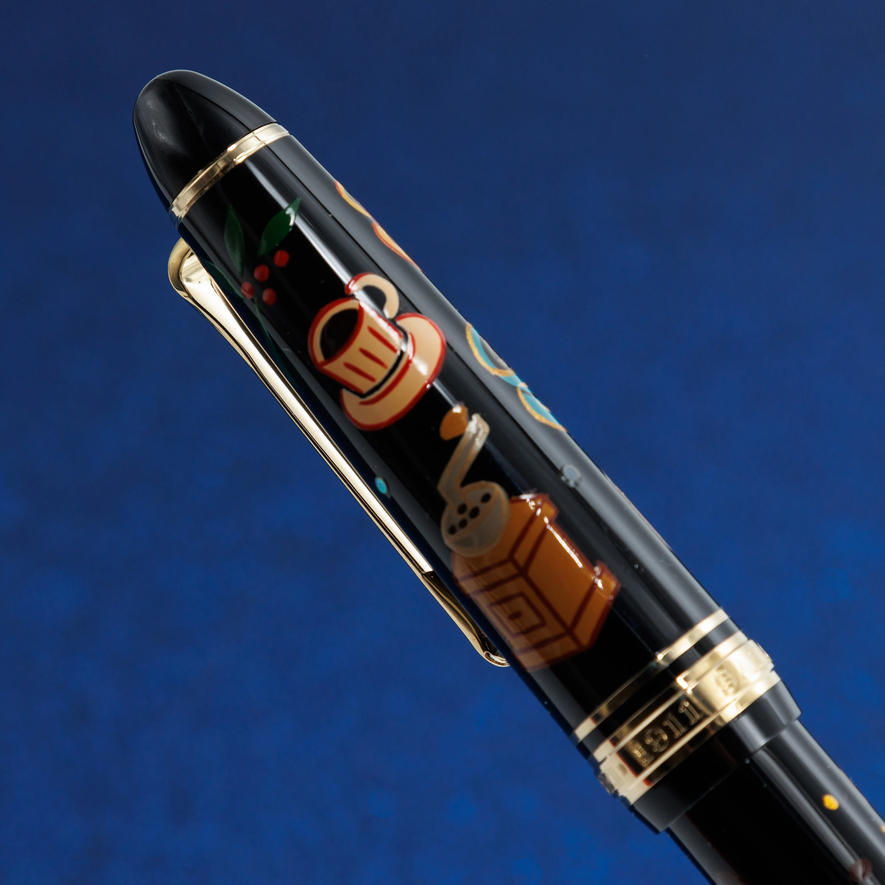 Quartier Latin Blend Wajima Makie fountain pen, Profit Light - Image 11
