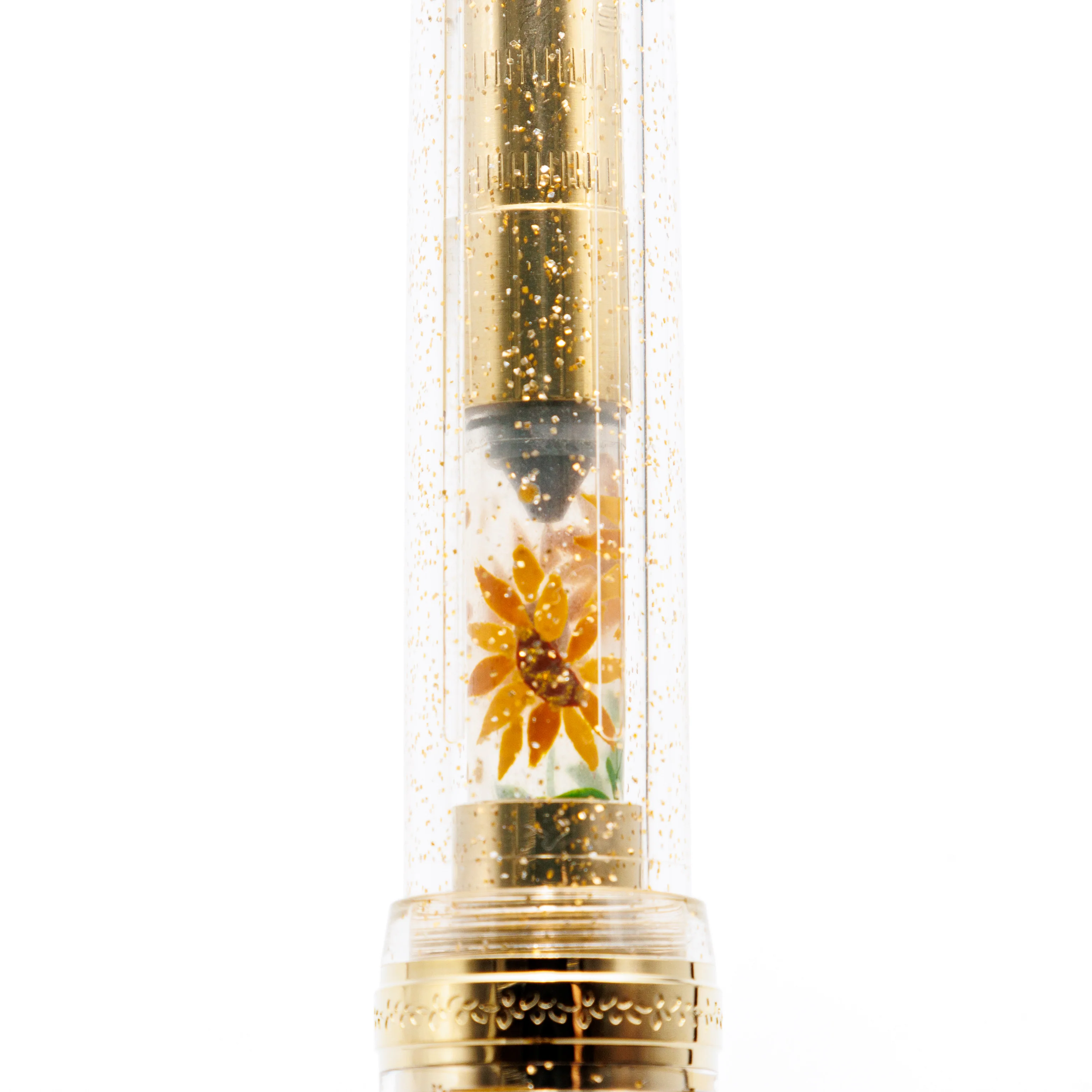 Sunflower, Wajima full Makie gold converter for Sailor pens - Image 3