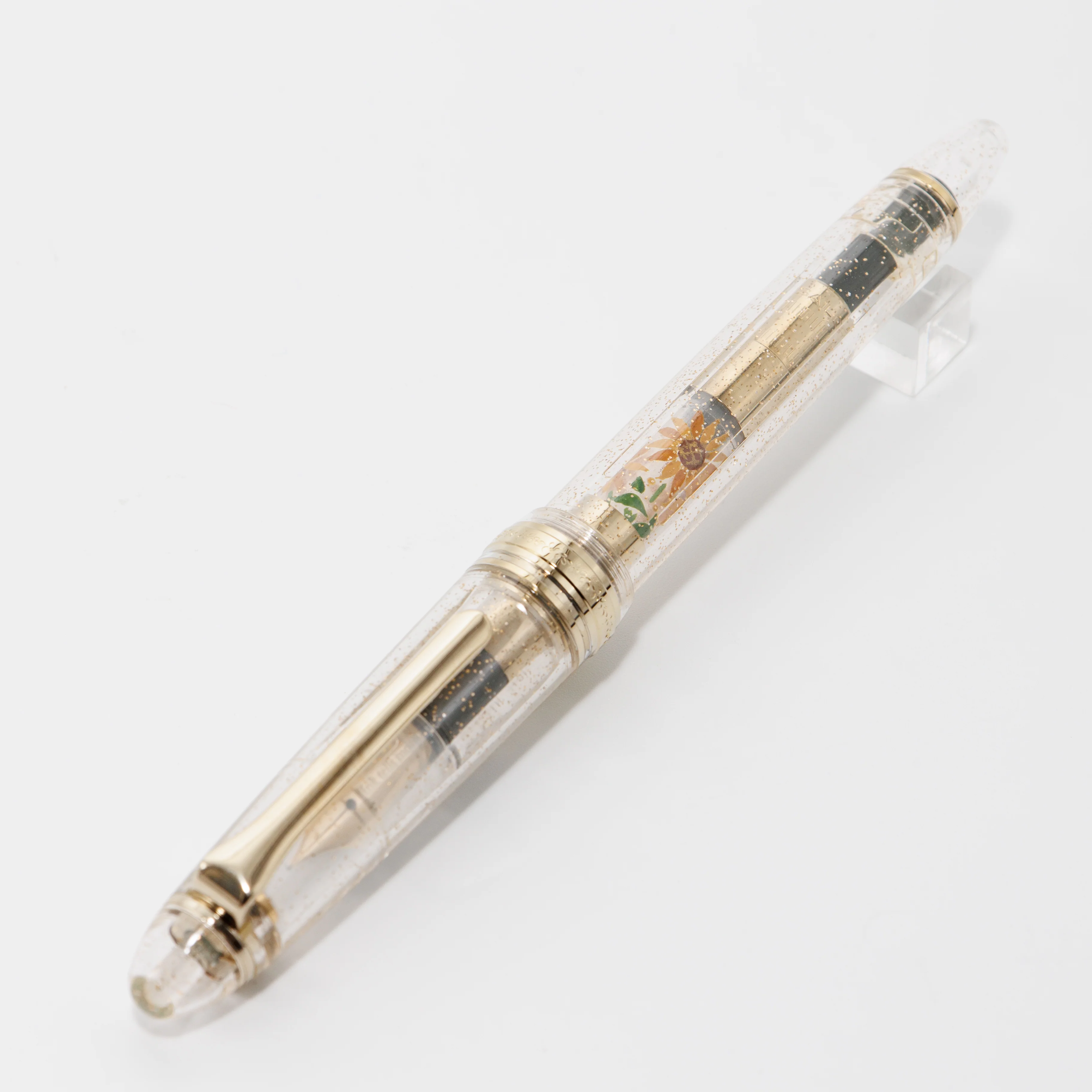 Sunflower, Wajima full Makie gold converter for Sailor pens - Image 7