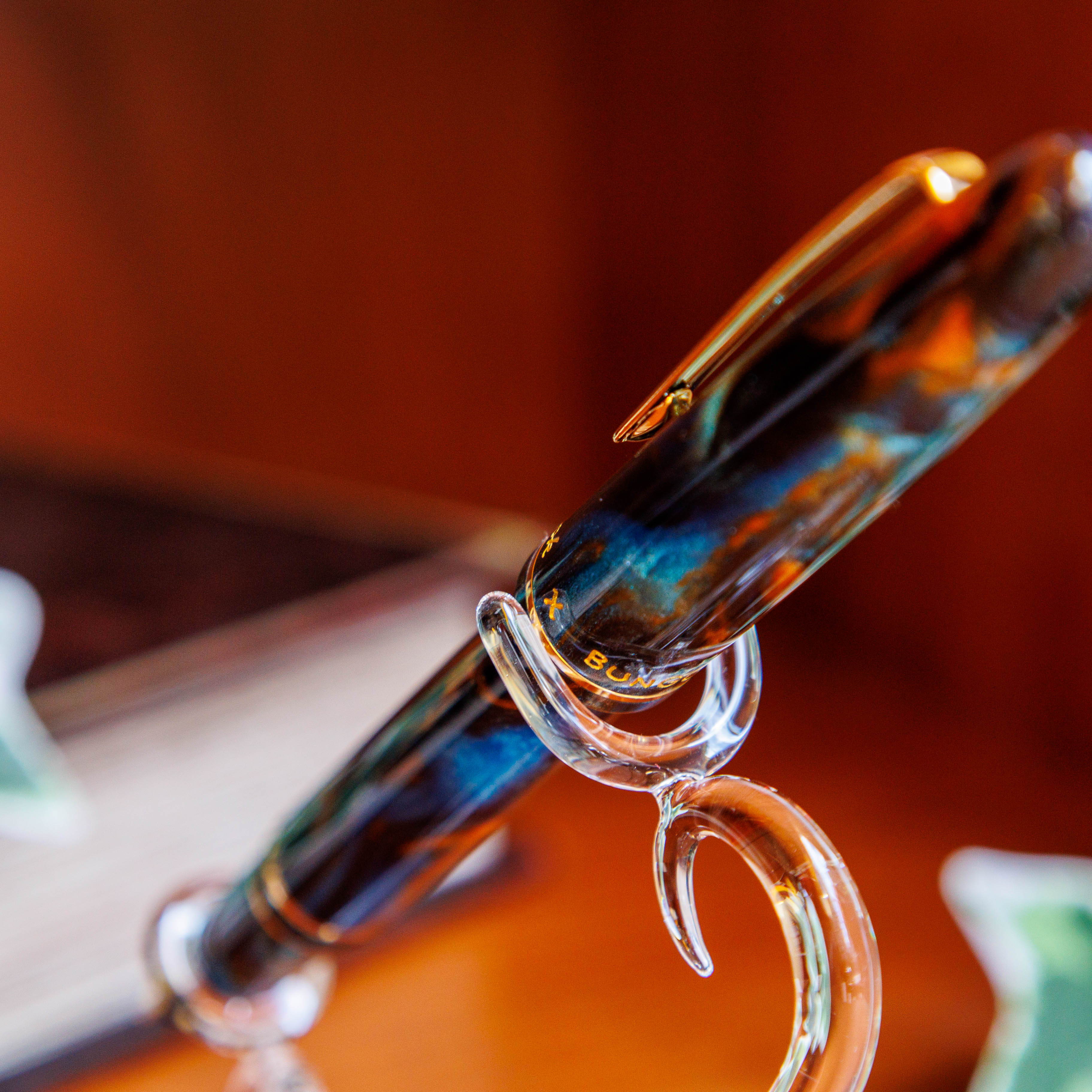 Ivy Leaf Pen Stand for Fountain Pen, BUNGUBOX x Glass Studio Adhoc - Image 11