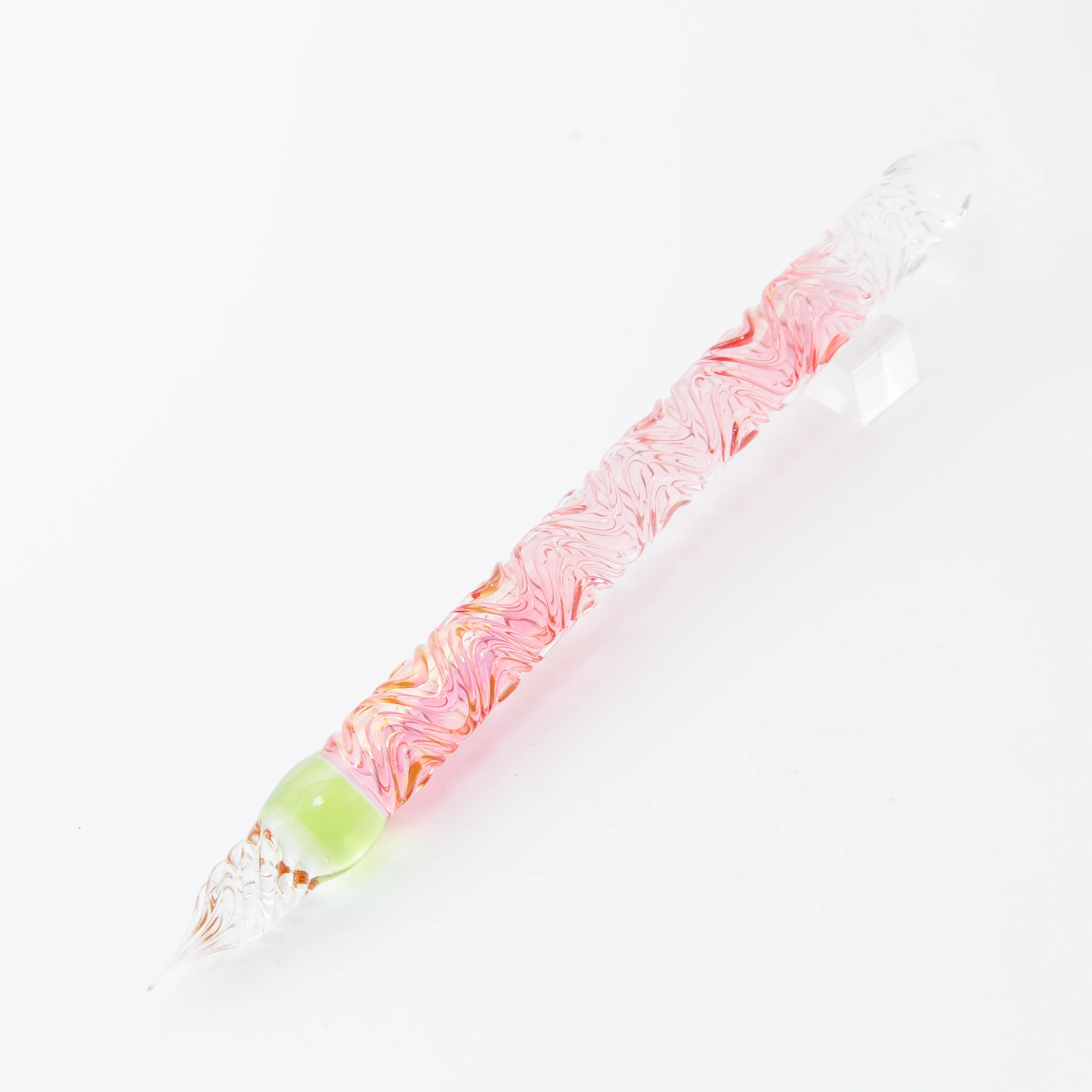 Lingering Cherry Blossoms swell glass pen, BUNGUBOX x Synchronicity Glass Art - Image 3