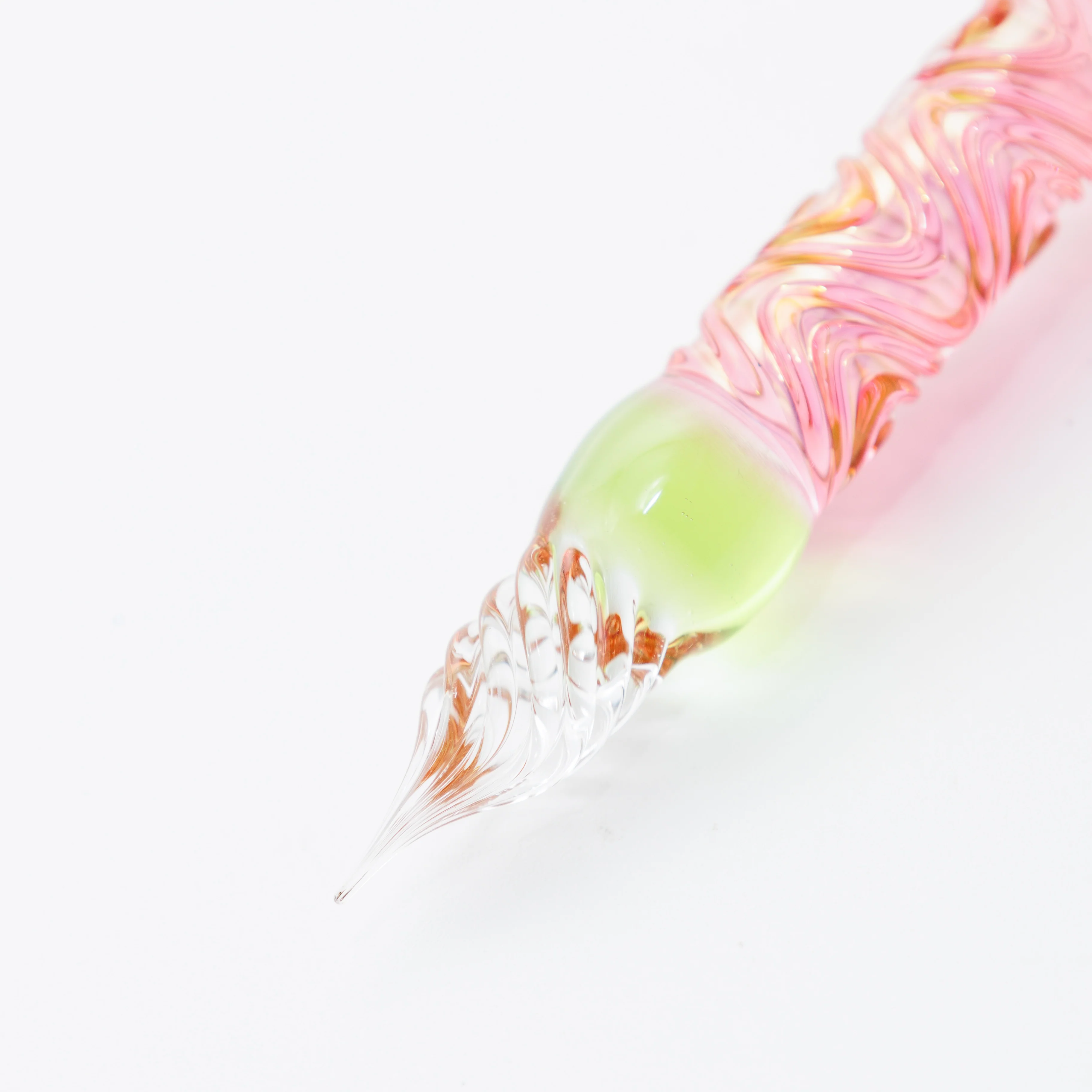 Lingering Cherry Blossoms swell glass pen, BUNGUBOX x Synchronicity Glass Art - Image 4