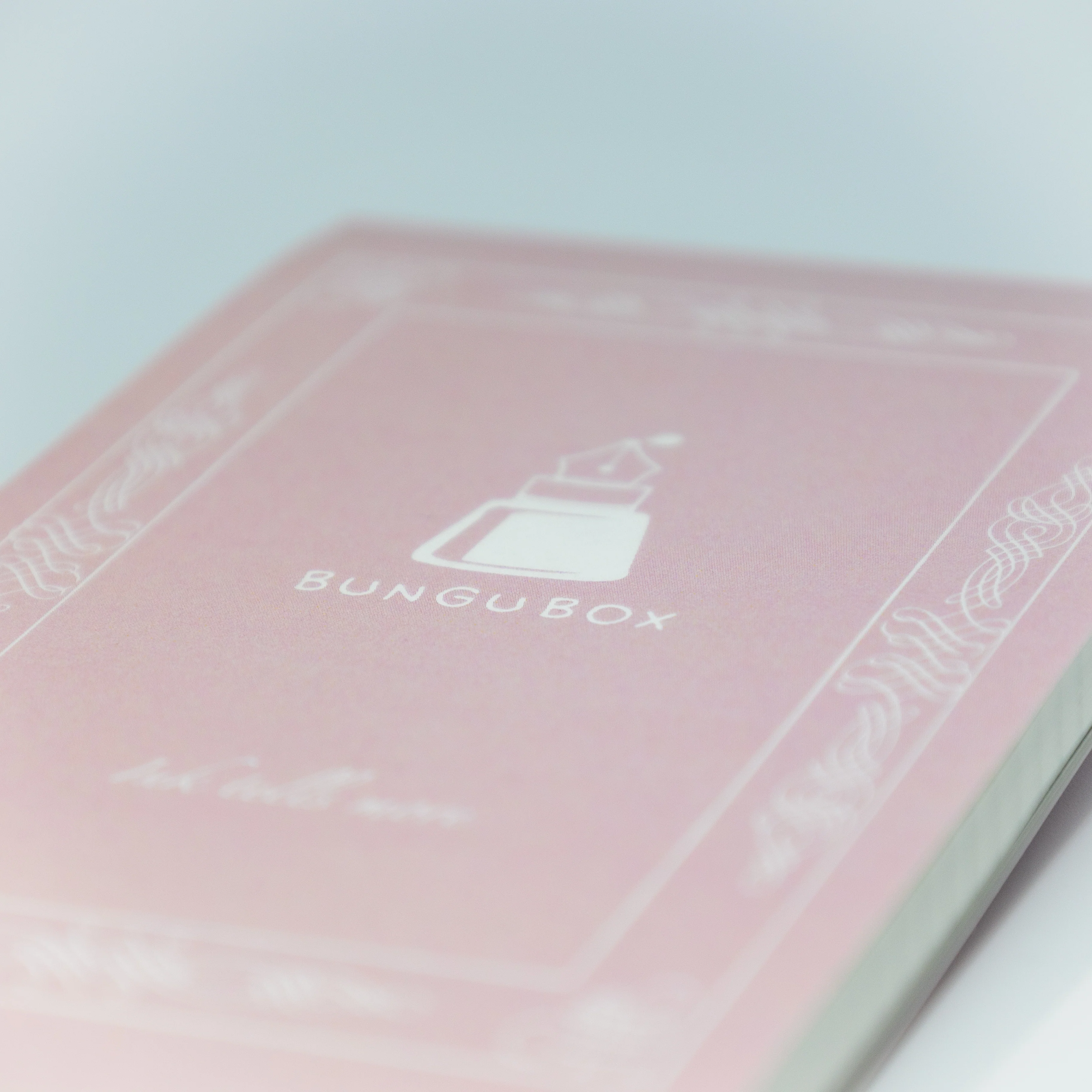 BUNGUBOX Bumpy Memo Pad for Fountain Pens, pale pink M - Image 5