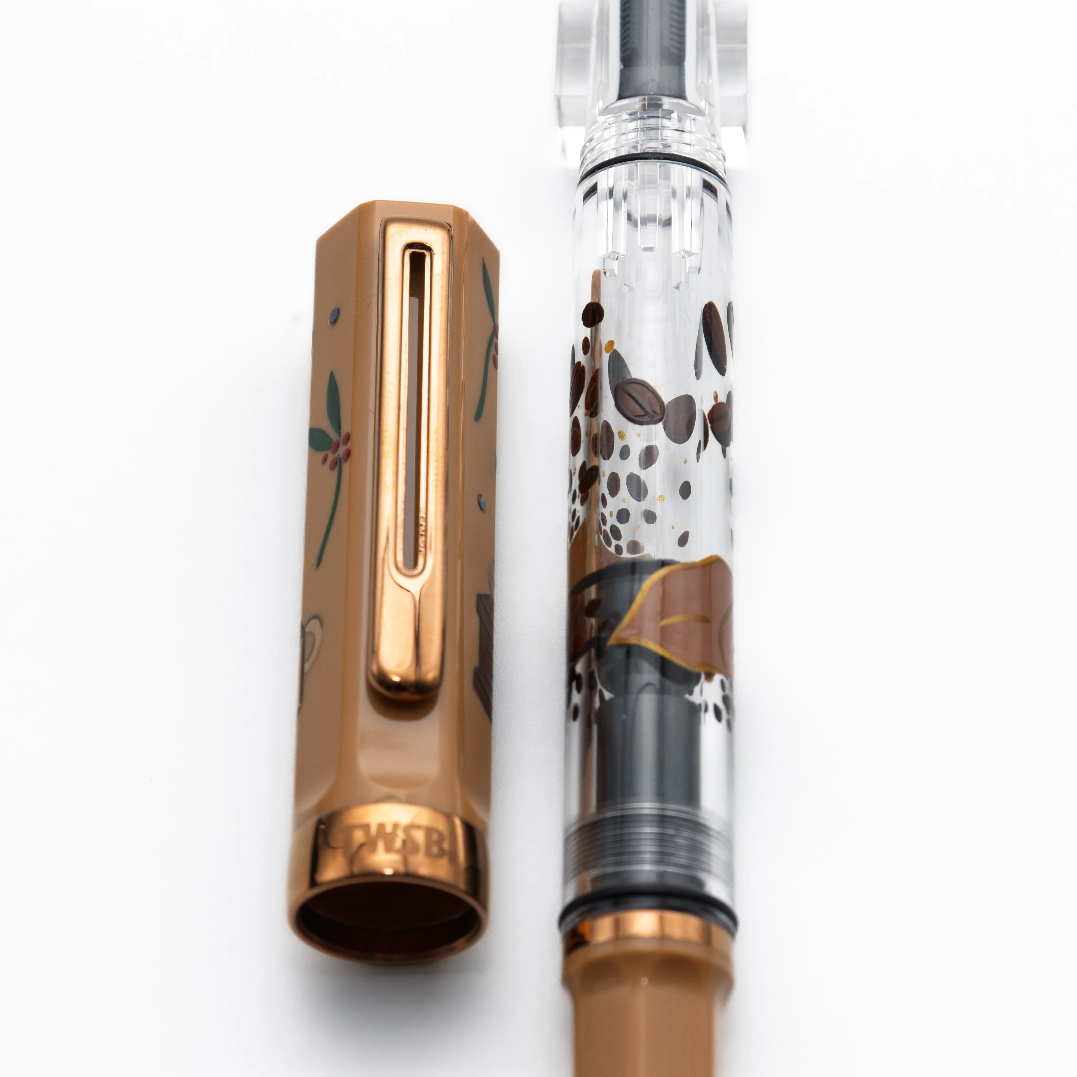 Quartier latin Latte Wajima Makie fountain pen, TWSBI ECO - Image 5