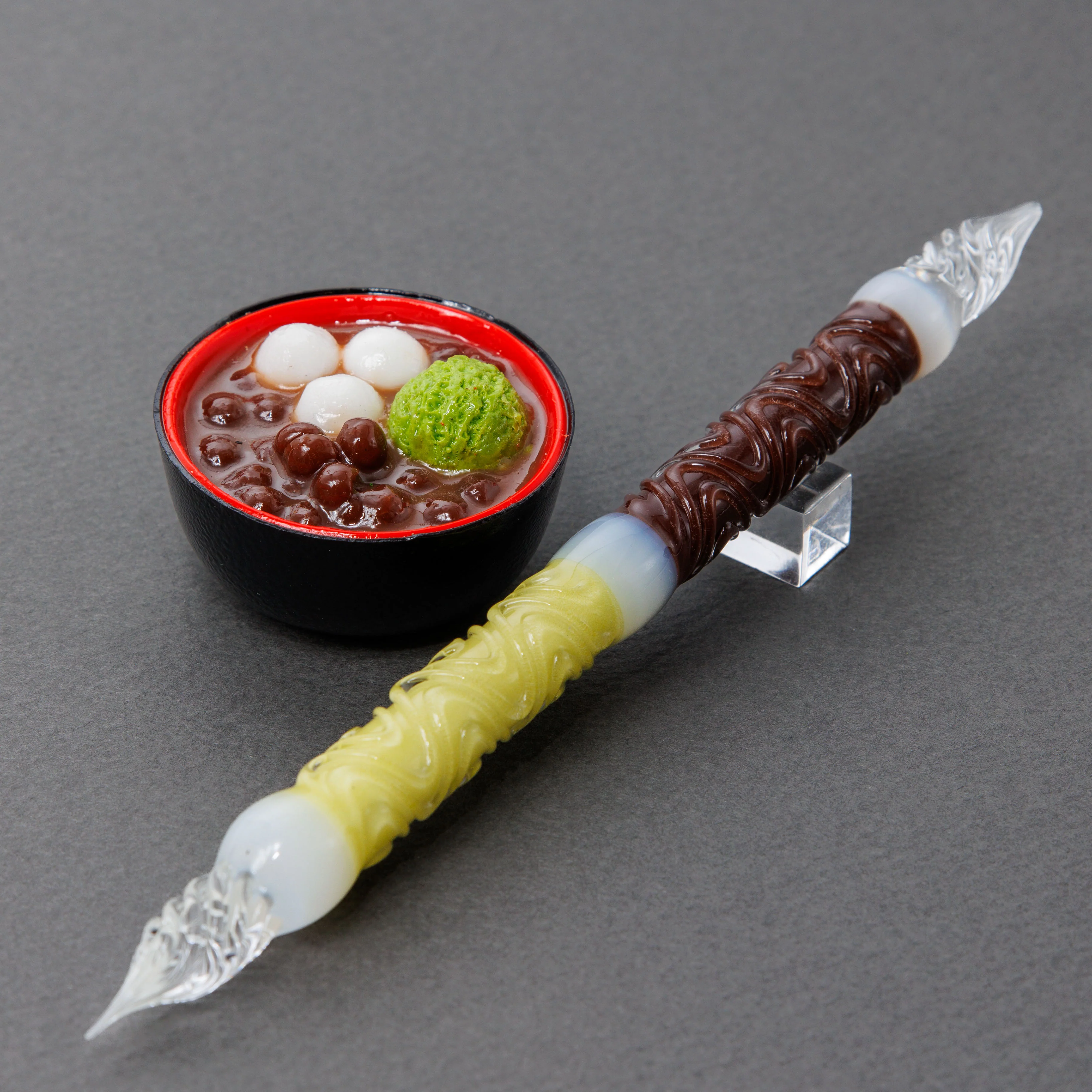 MATCHA ZENZAI Double Sided Glass Pen,  BUNGUBOX x Synchronicity Glass Art - Image 7