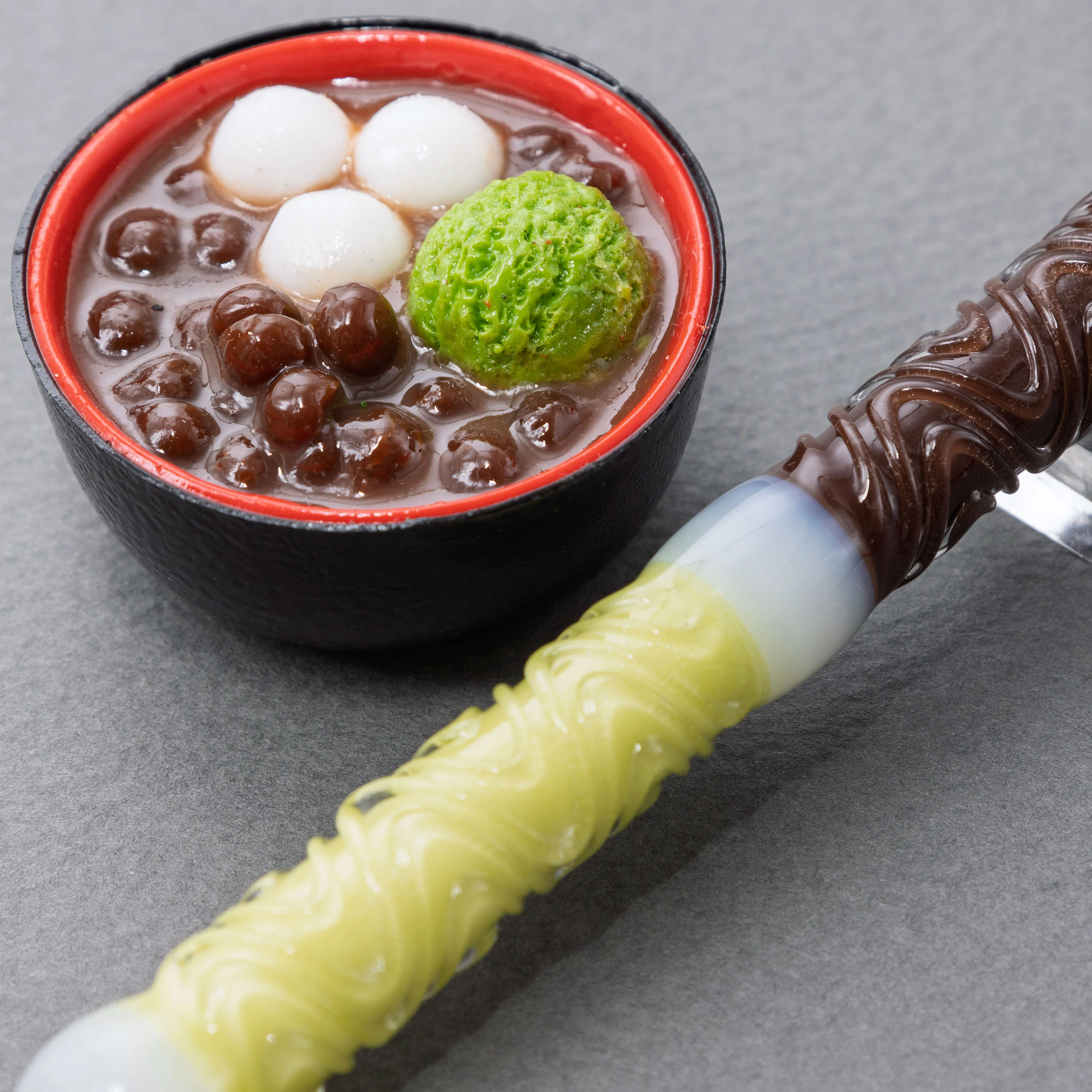 MATCHA ZENZAI Double Sided Glass Pen,  BUNGUBOX x Synchronicity Glass Art - Image 8