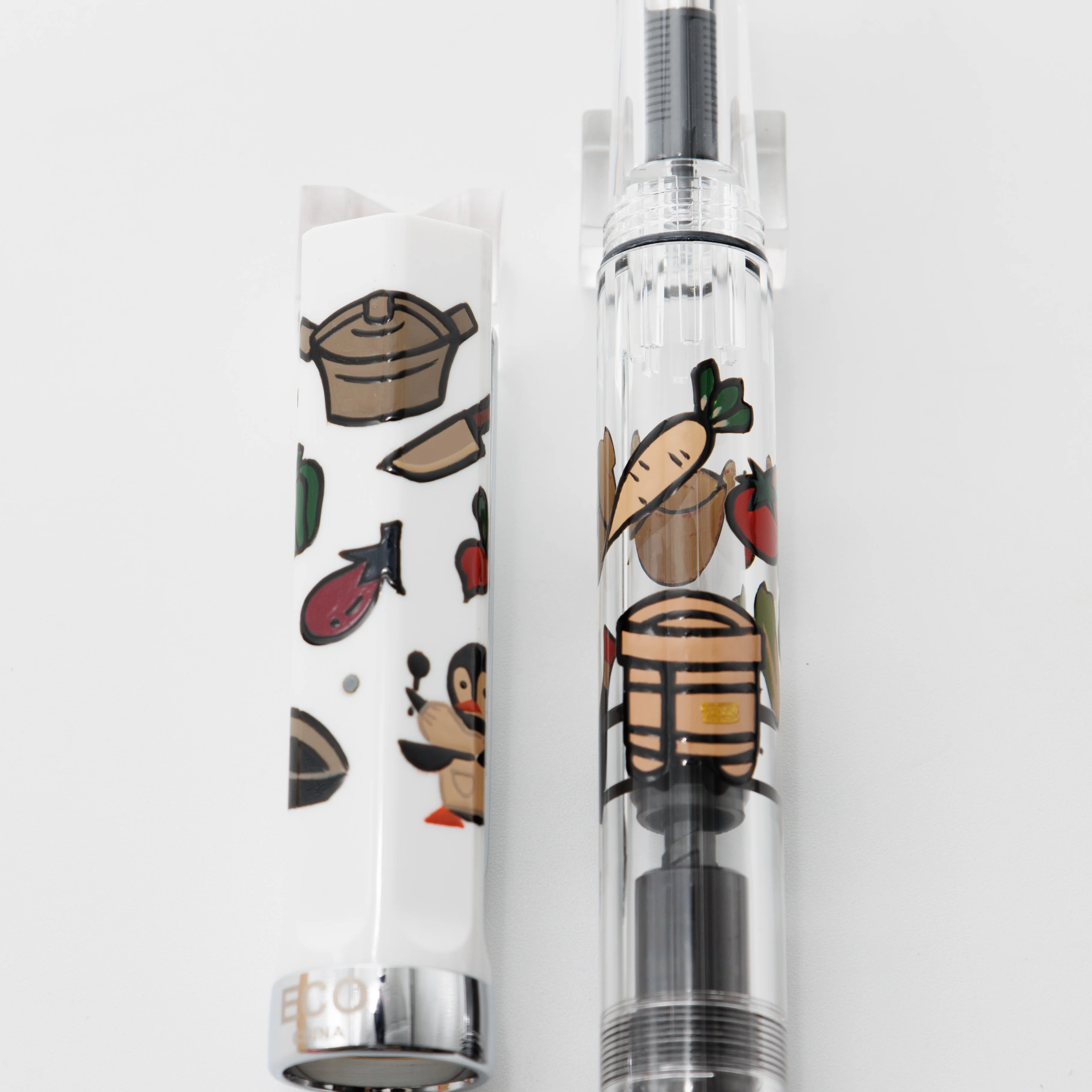 Chef Penguin's Kitchen, Wajima Makie TWSBI ECO - Image 6