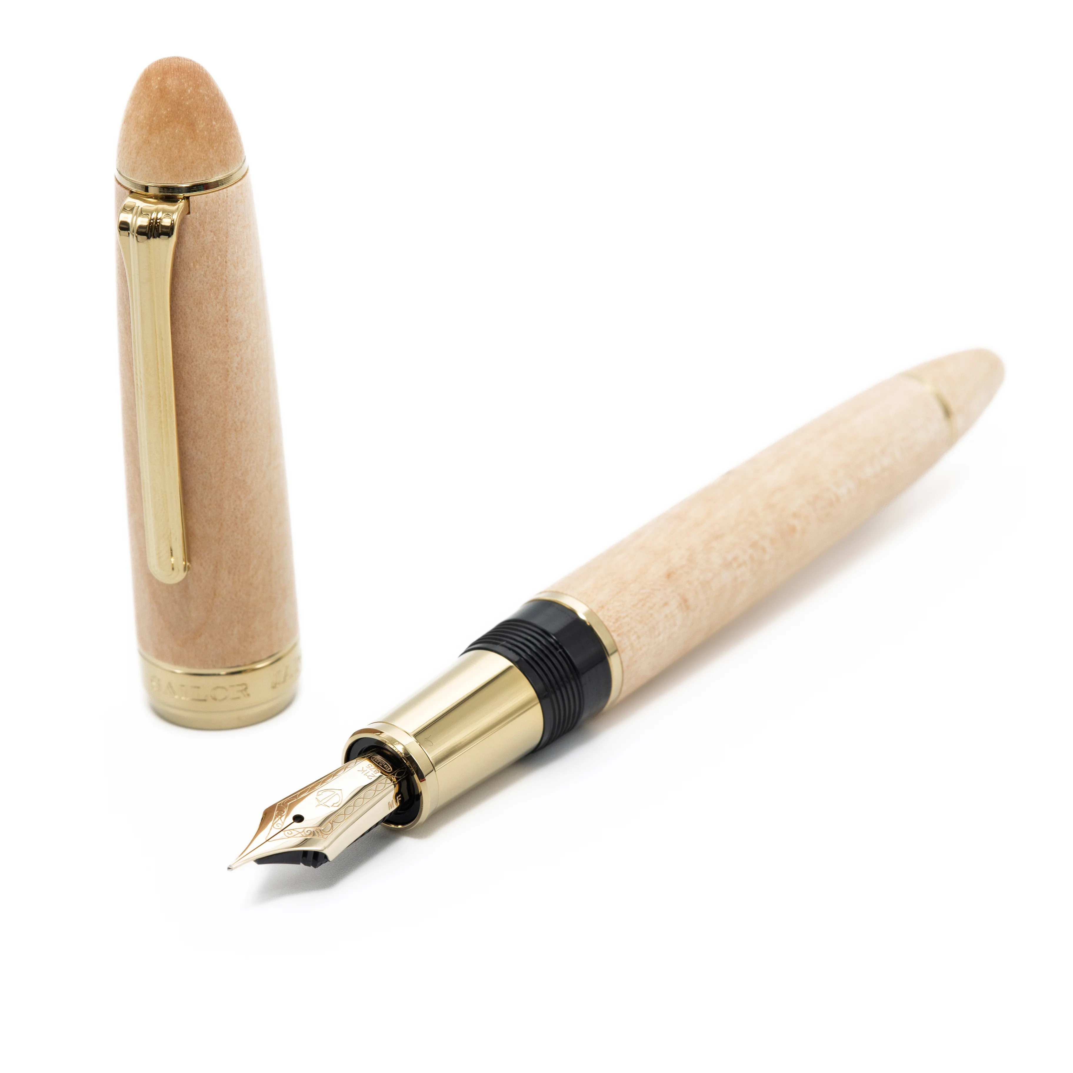 SAILOR Hard Maple Fountain Pen  Natural - Image 3