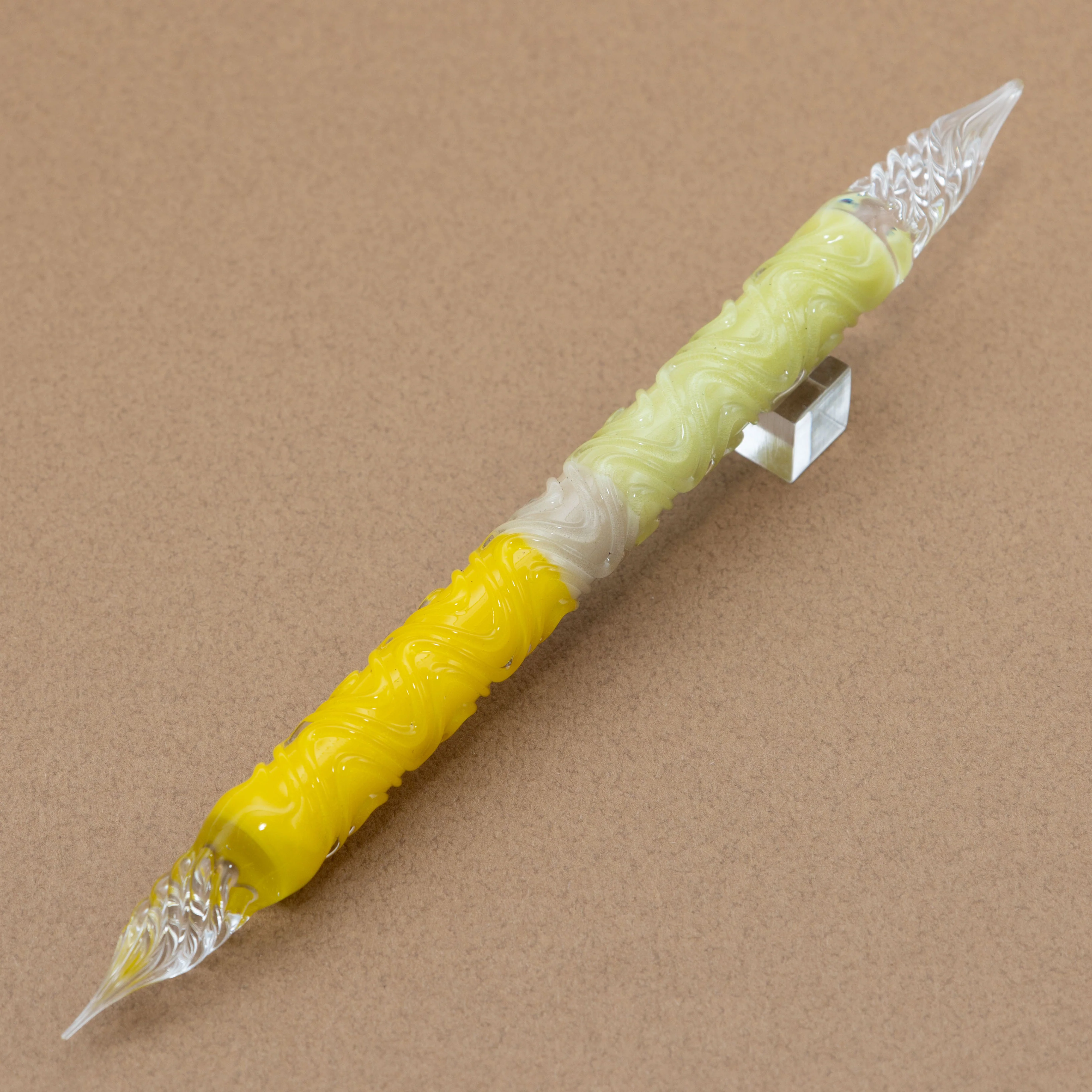 The Sunflowers of Arles Glass Pen, Double sided Oil Paint version, BUNGUBOX x Synchronicity - Image 3