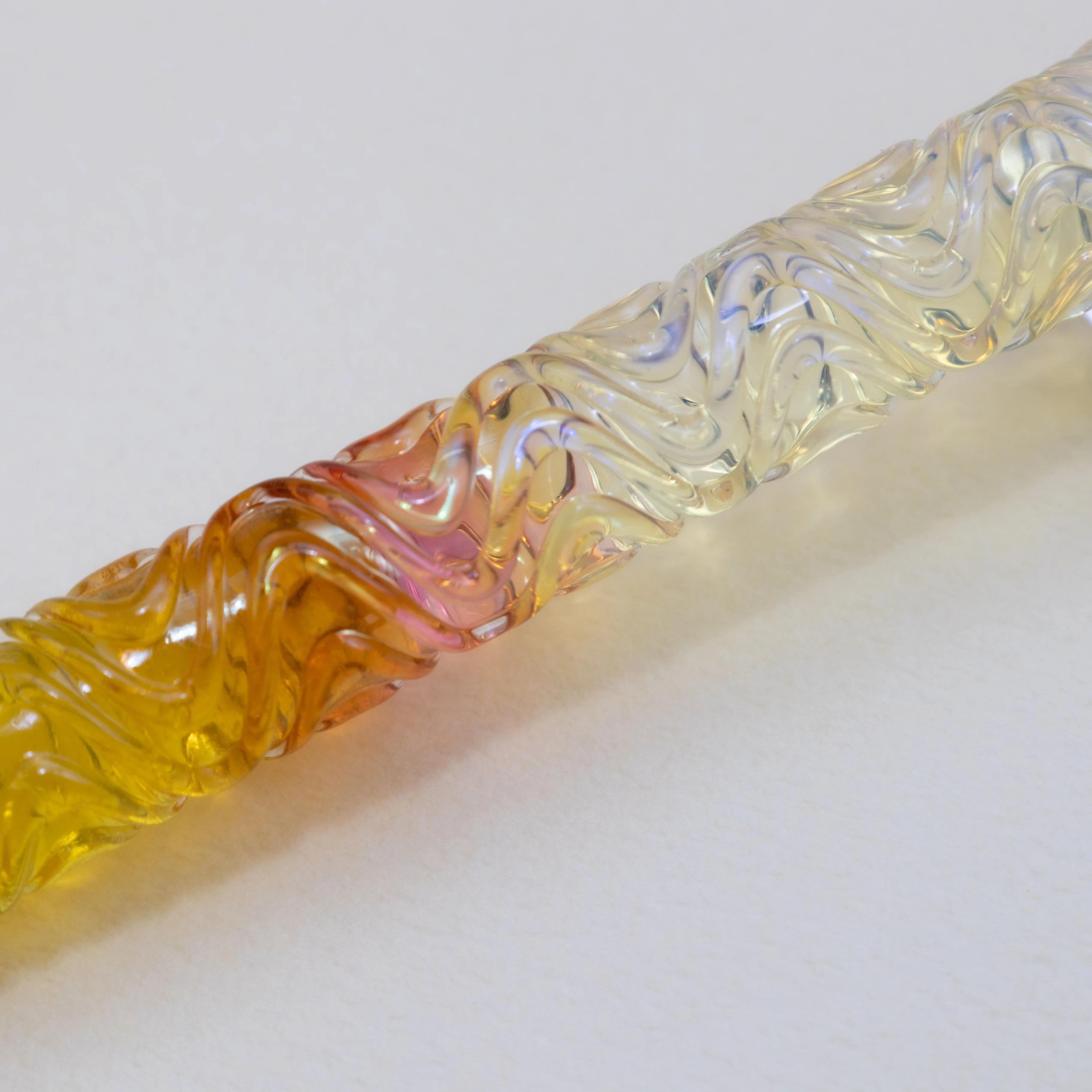 The Sunflowers of Arles Glass Pen, Watercolor version, BUNGUBOX x Synchronicity Glass Art - Image 7