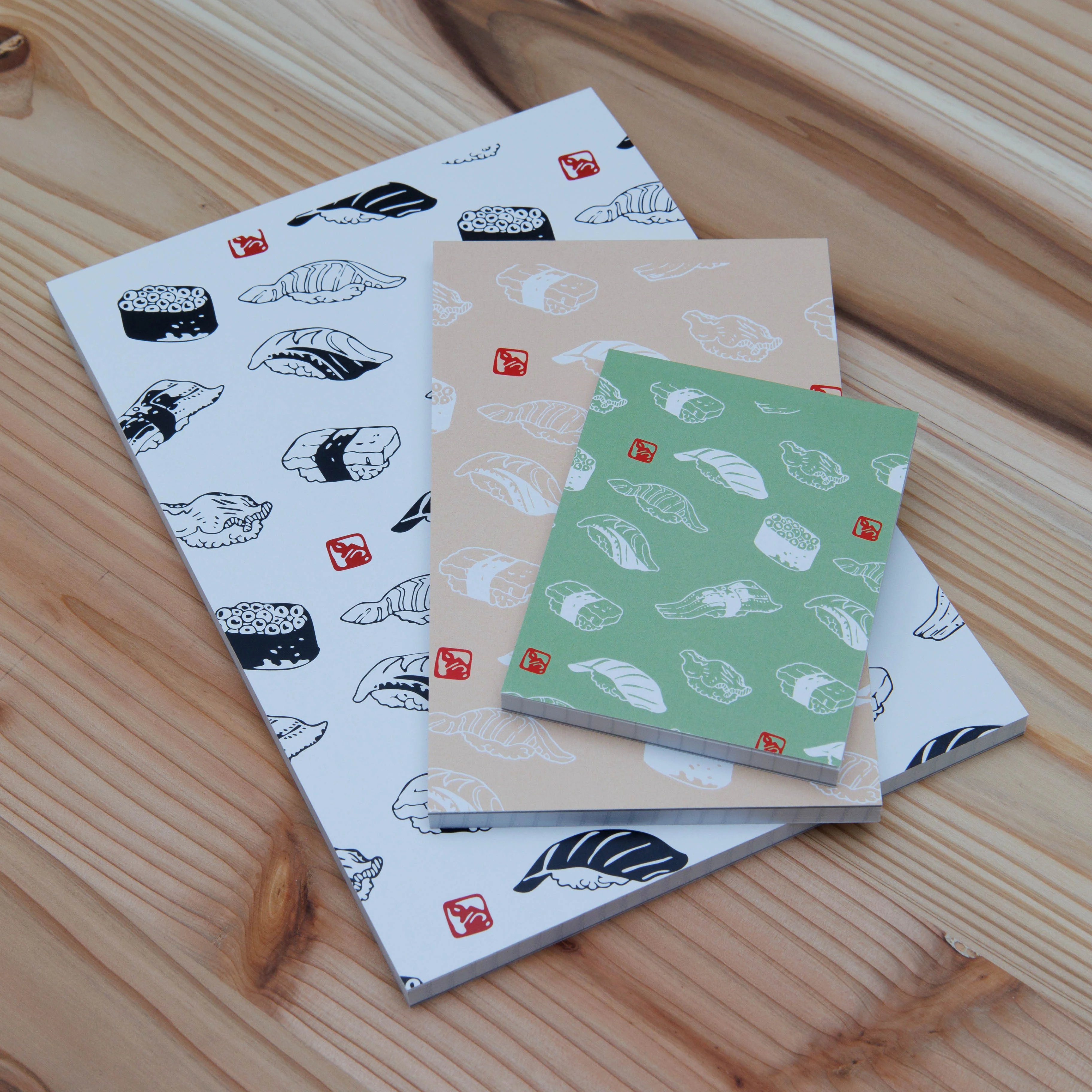 Sushi Themed Bumpy Memo Pad (S) for Fountain Pens - Image 5