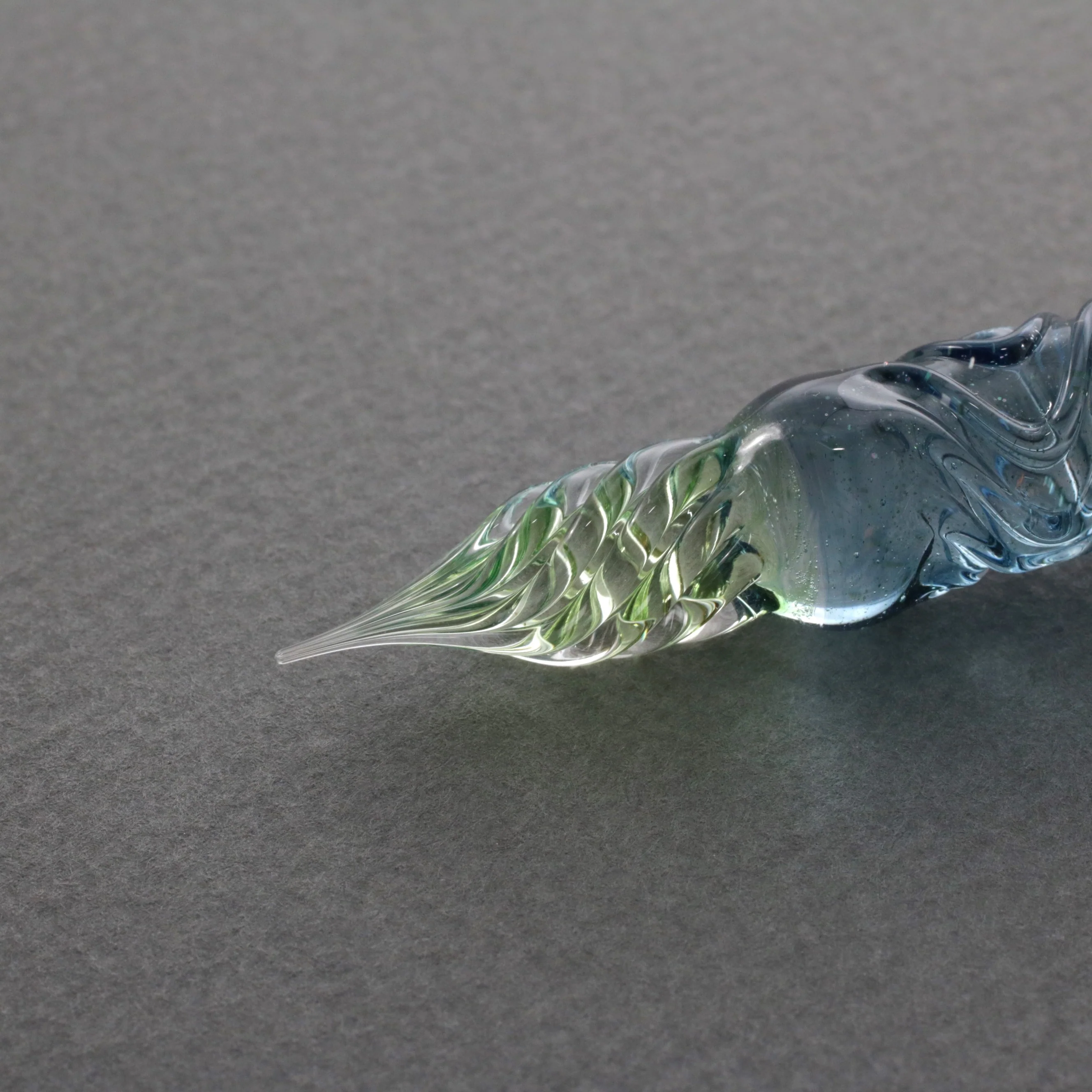 FUJIYAMA BLUE Swell Dual-sided Glass Pen, BUNGUBOX x Synchronicity Glass Art - Image 3