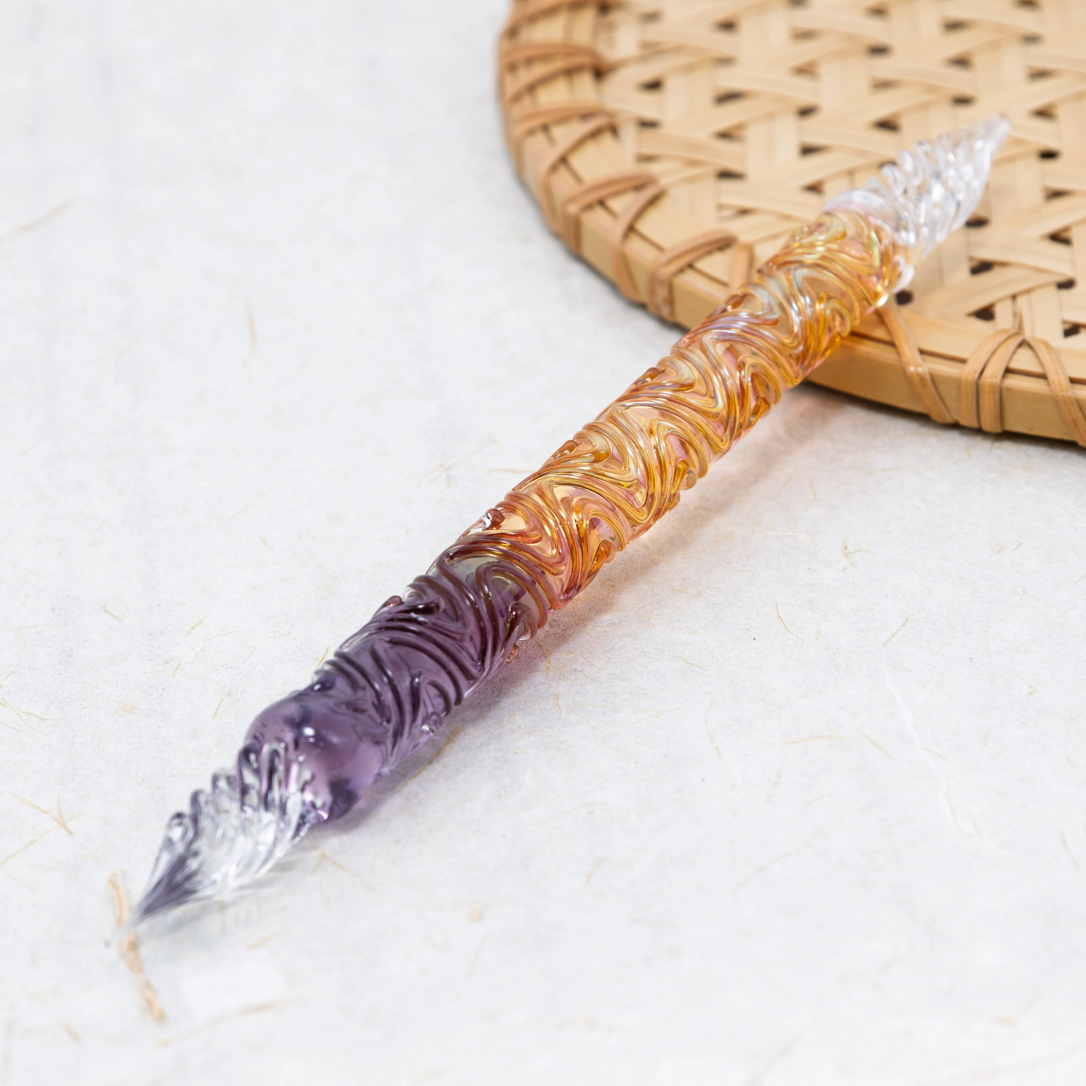 BUNGUBOX x Synchronicity Glass Art Swell Dual-sided Glass Pen "Sweet Potato"  - Image 8