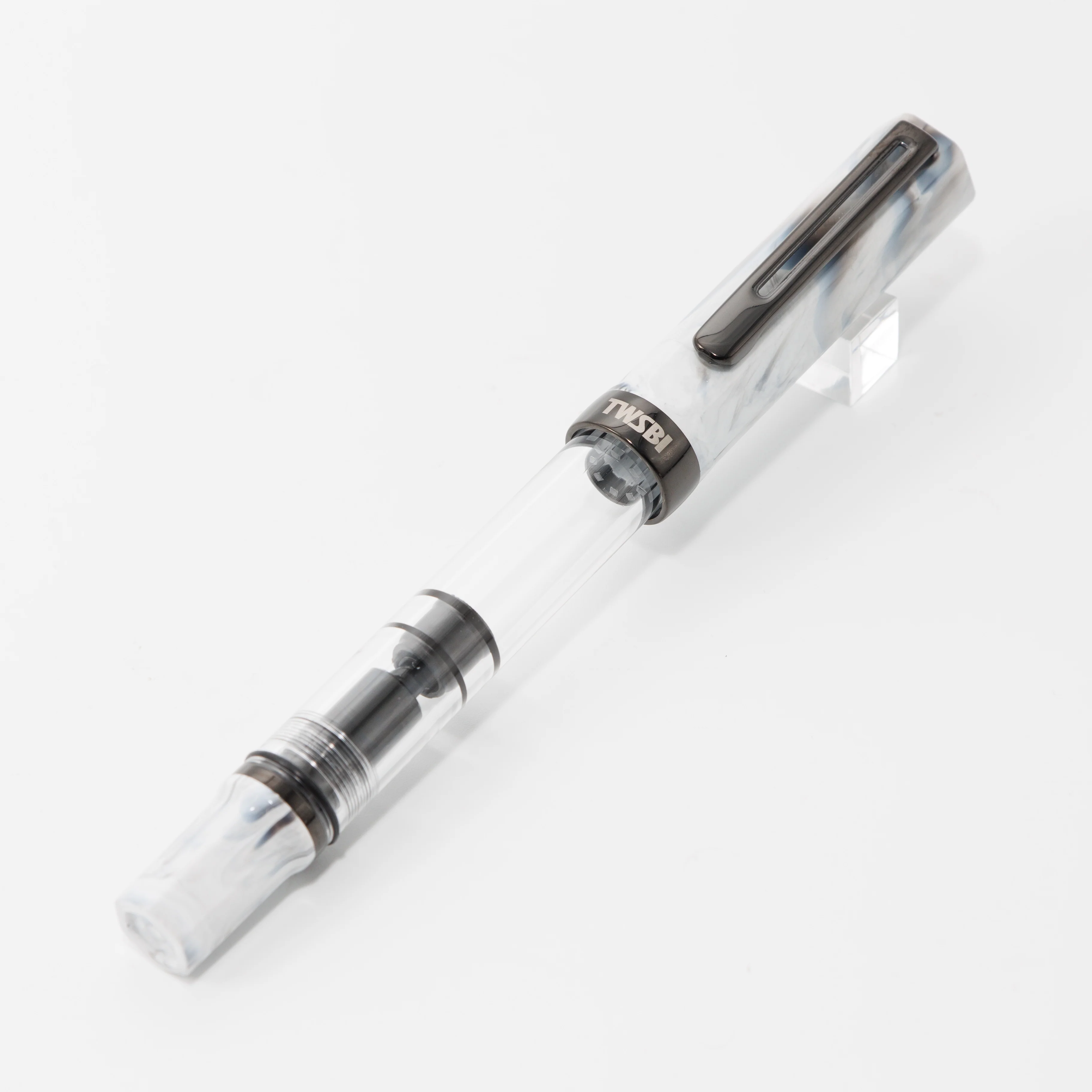 TWSBI ECO Carrara with Onyx Fountain Pen - Image 3