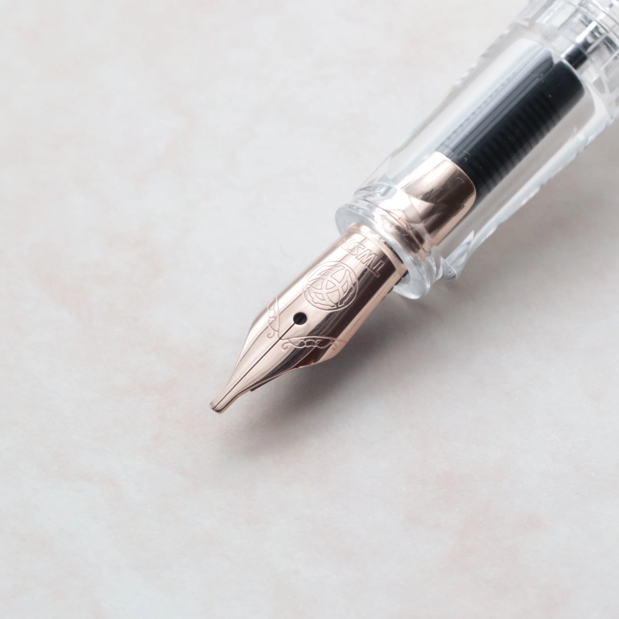 TWSBI ECO Creme Rose Gold Fountain Pen - Image 5